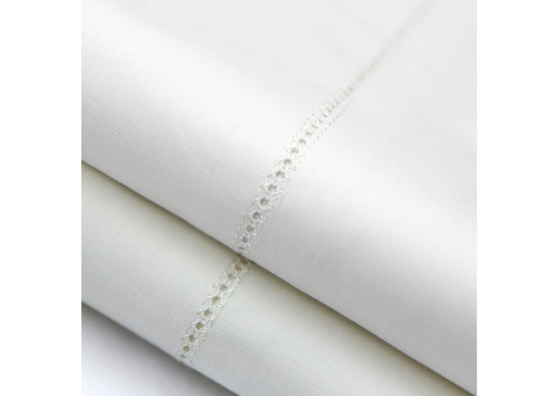 Malouf White Italian Artisan Sheet Set Linens - Full Size,Malouf