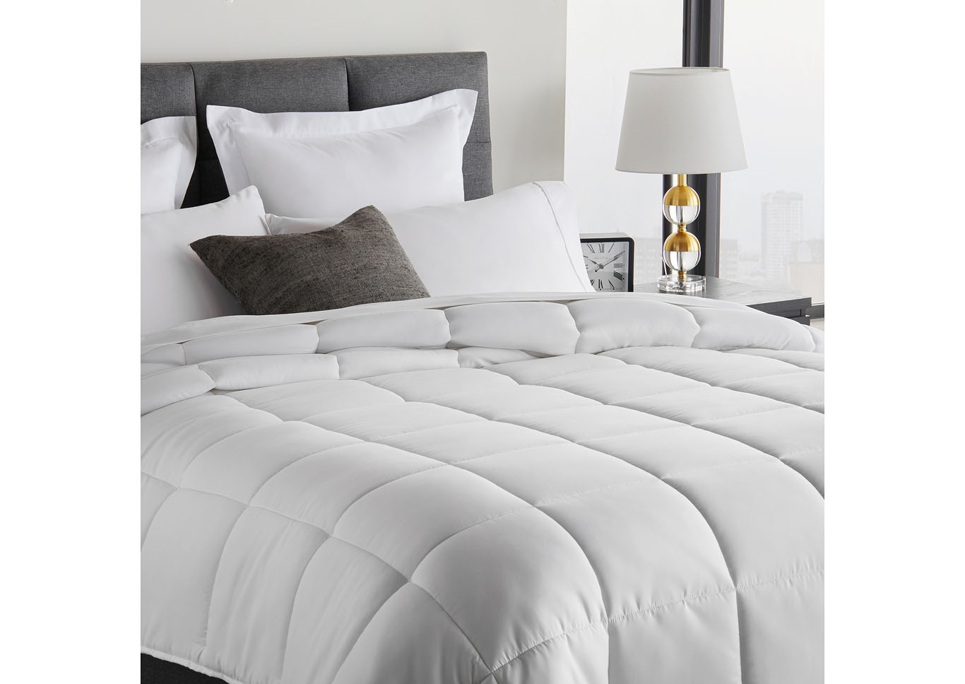 Malouf Down Alternative Microfiber Comforter - Twin Size,Malouf