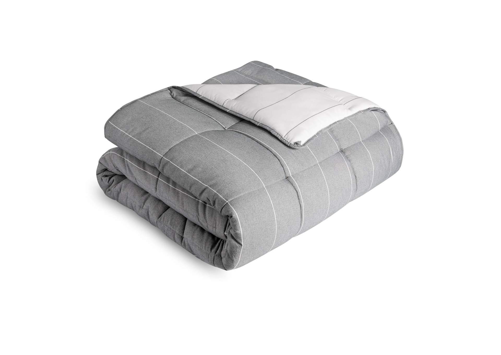 Malouf Birch Woven Down Alternative Chambray Comforter Set - Queen Size,Malouf