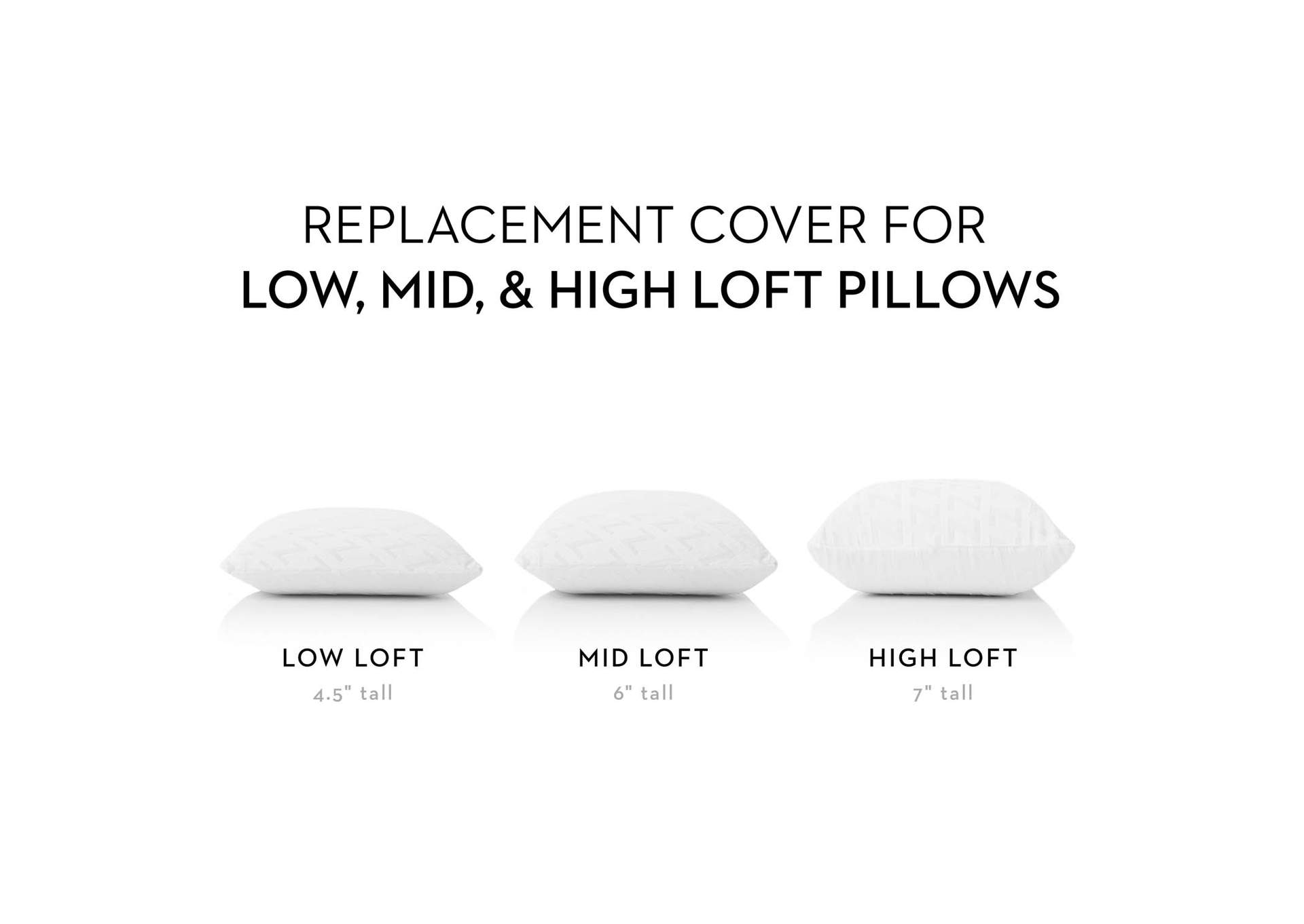 Malouf Pillow Replacement Covers - Rayon from Bamboo Pillow - King High Loft Size,Malouf