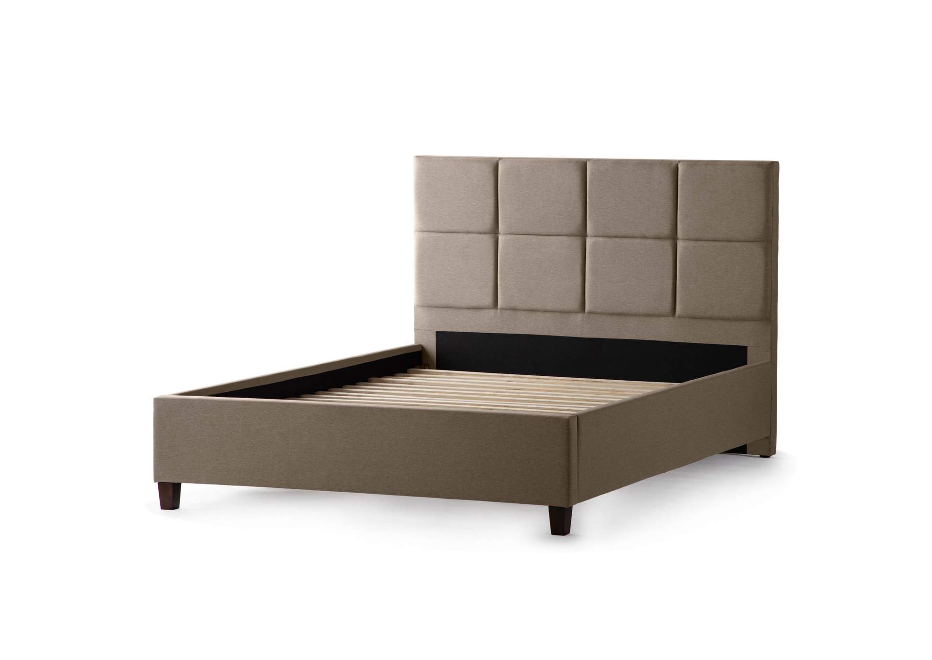 Malouf Charcoal Scoresby Upholstered Full Bed,Malouf