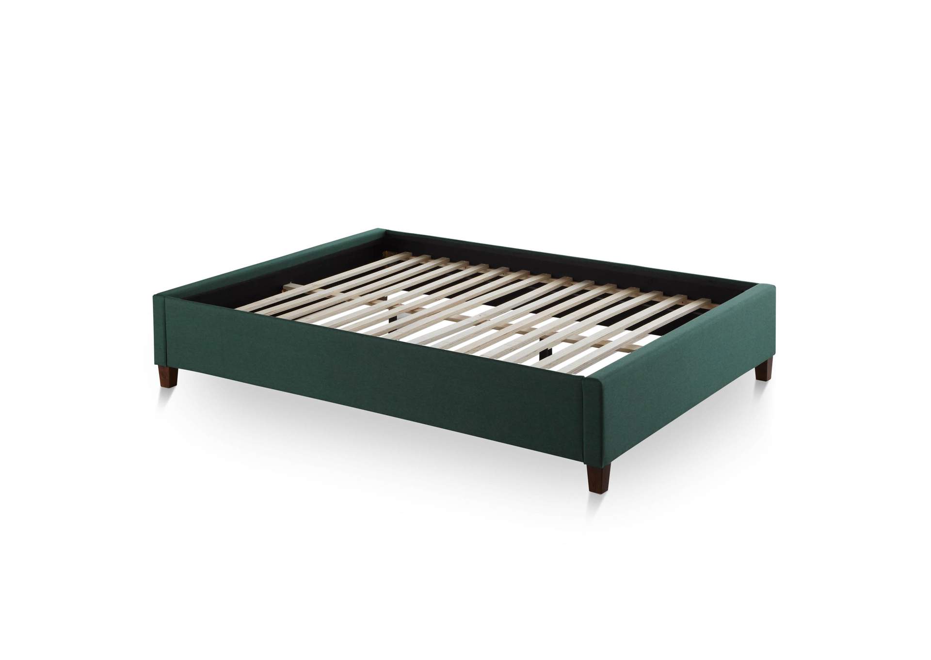 Malouf Charcoal Eastman Upholstered Platform Queen Bed,Malouf