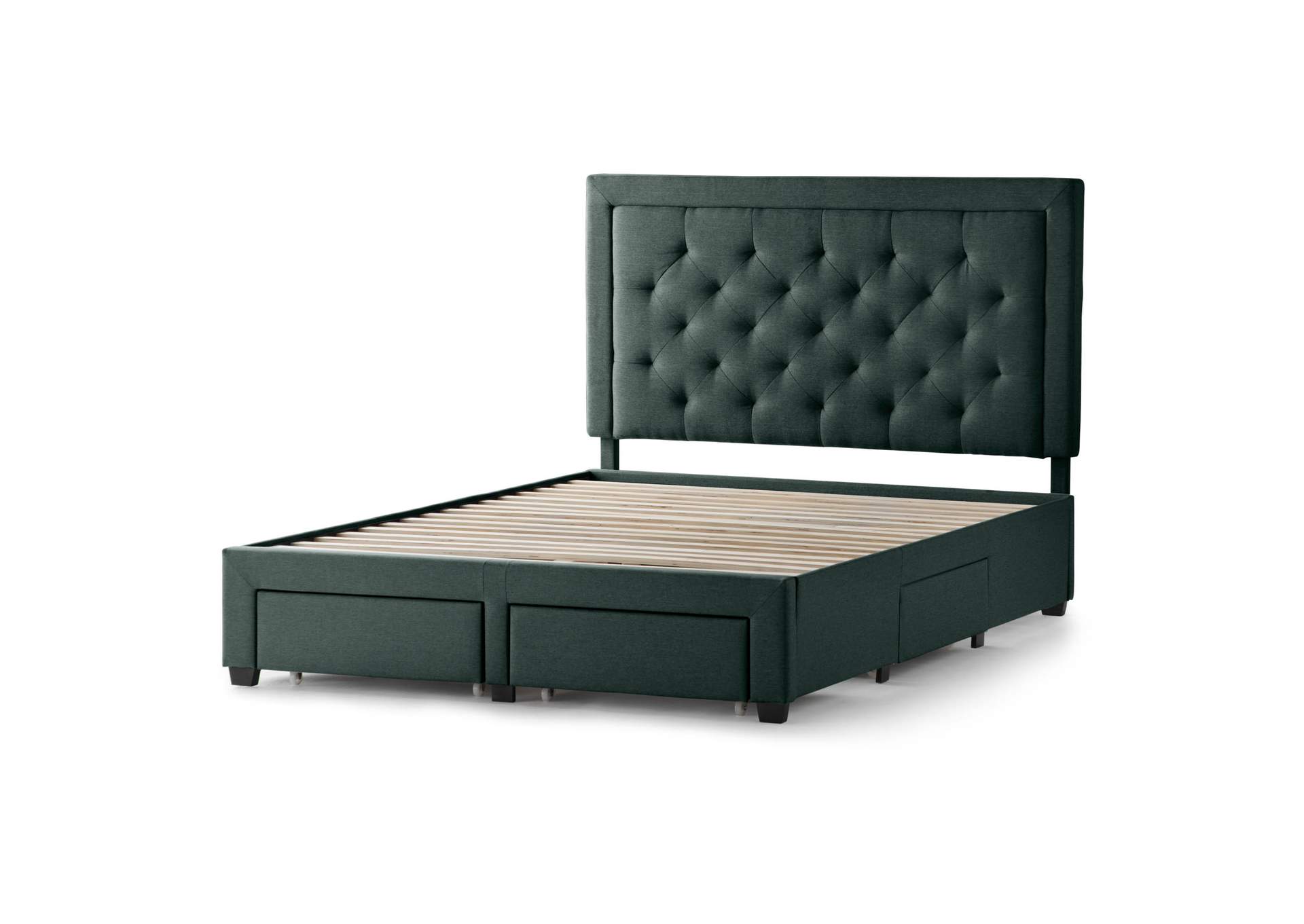 Malouf Charcoal Hennessy Upholstered Headboard - Full Size,Malouf