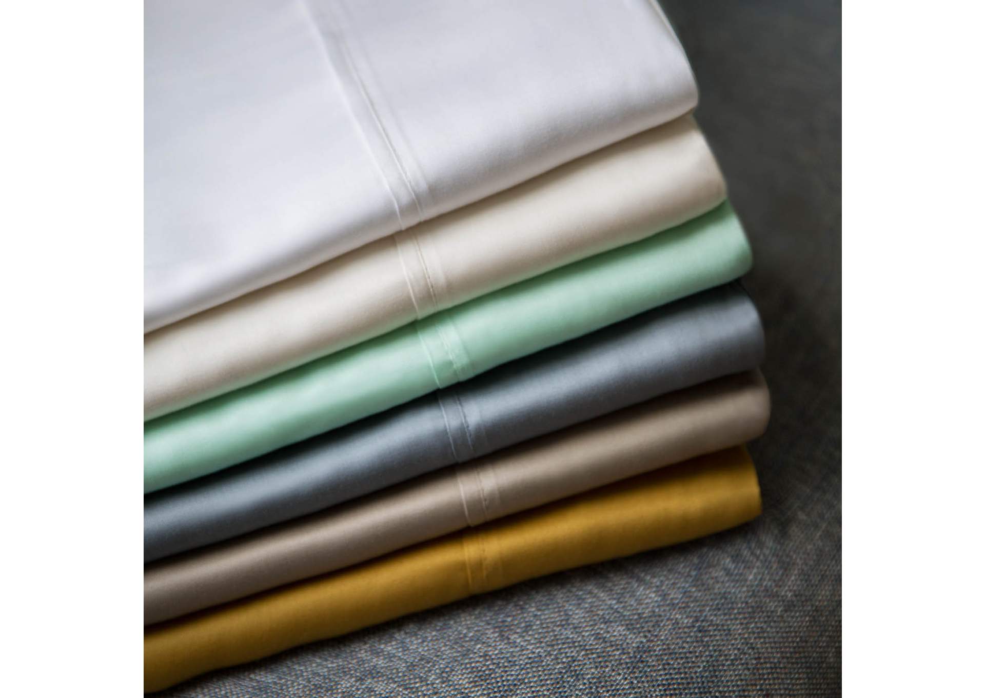 Malouf Ivory "Tencel" Linens - King Pillowcase Size,Malouf