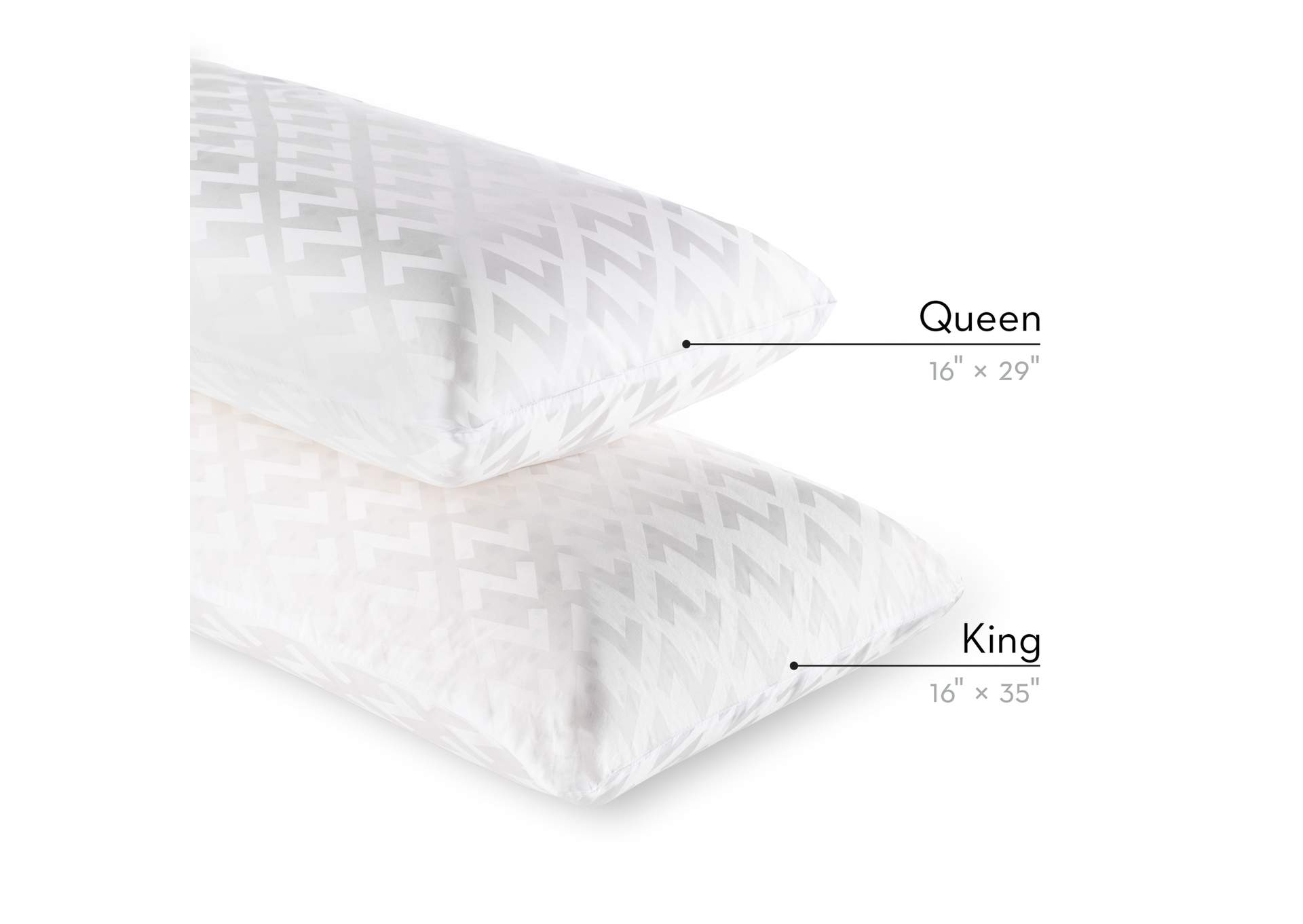 Malouf Dough Pillow - King High Loft Plush Size,Malouf