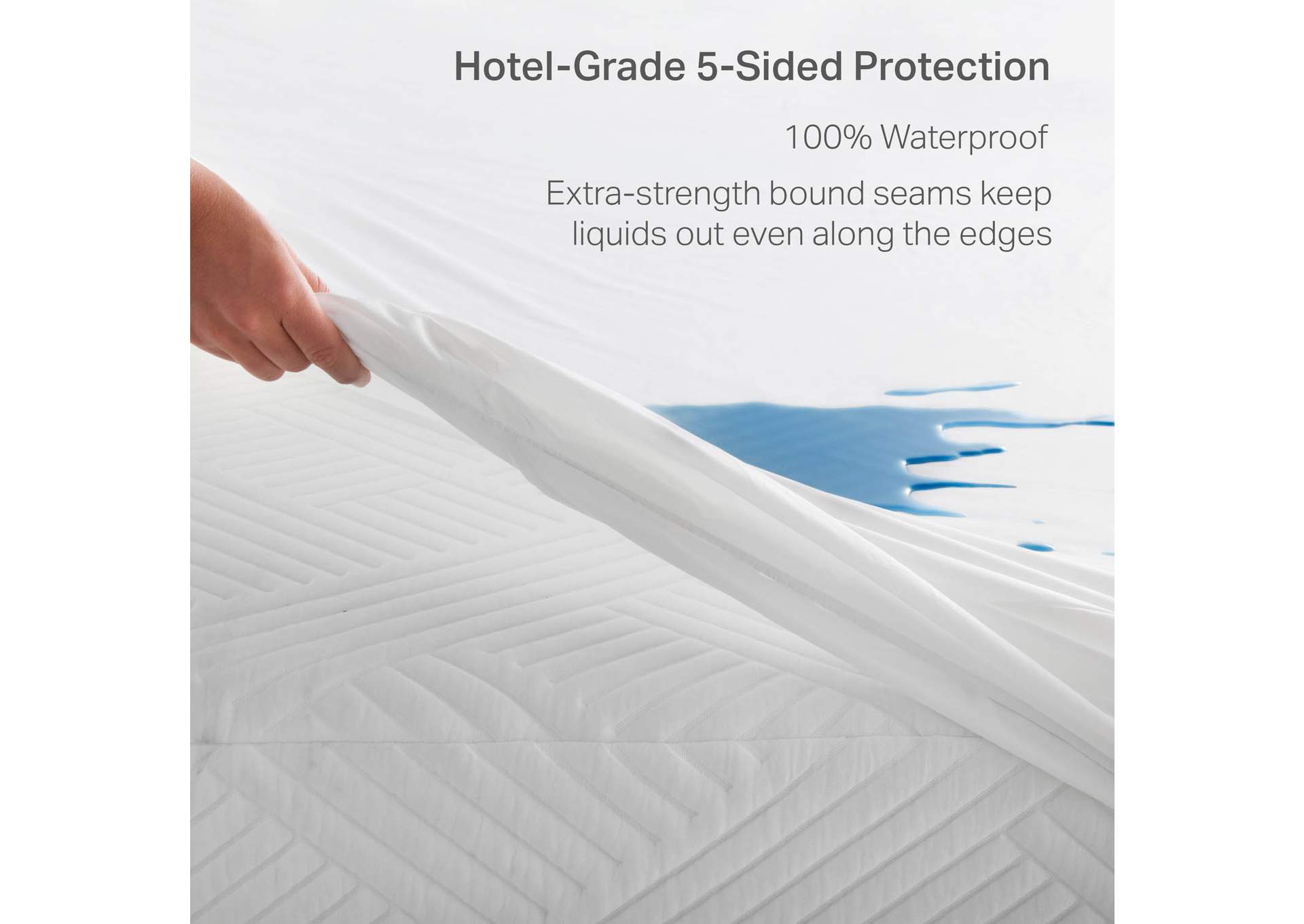 Hotel - Grade 5 - Sided Mattress Protector - Full,Malouf