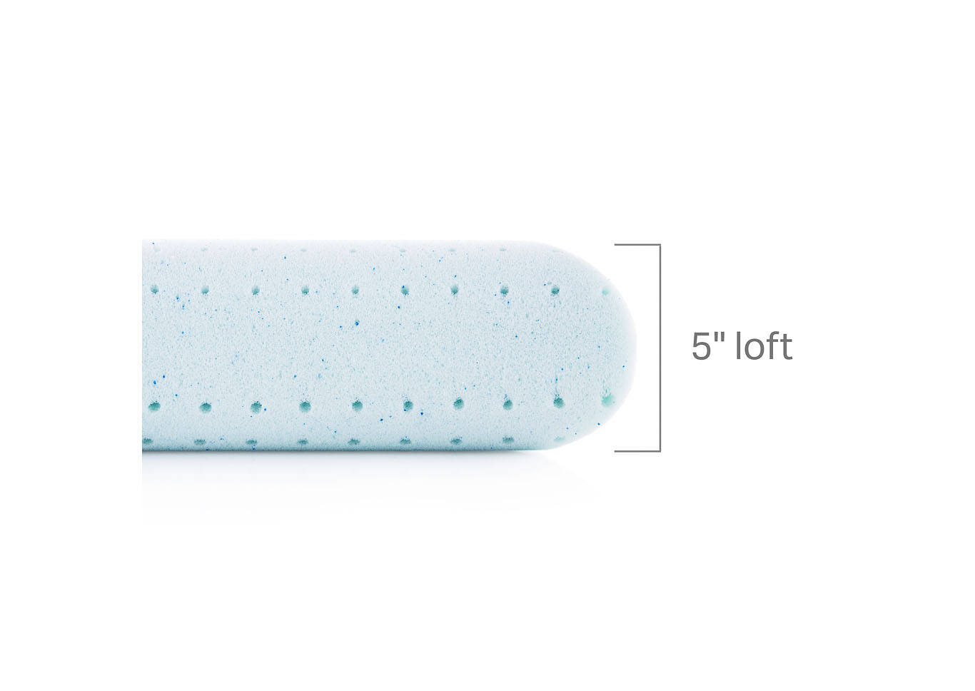 Gel Memory Foam Pillow + Reversible Cooling Cover - King,Malouf