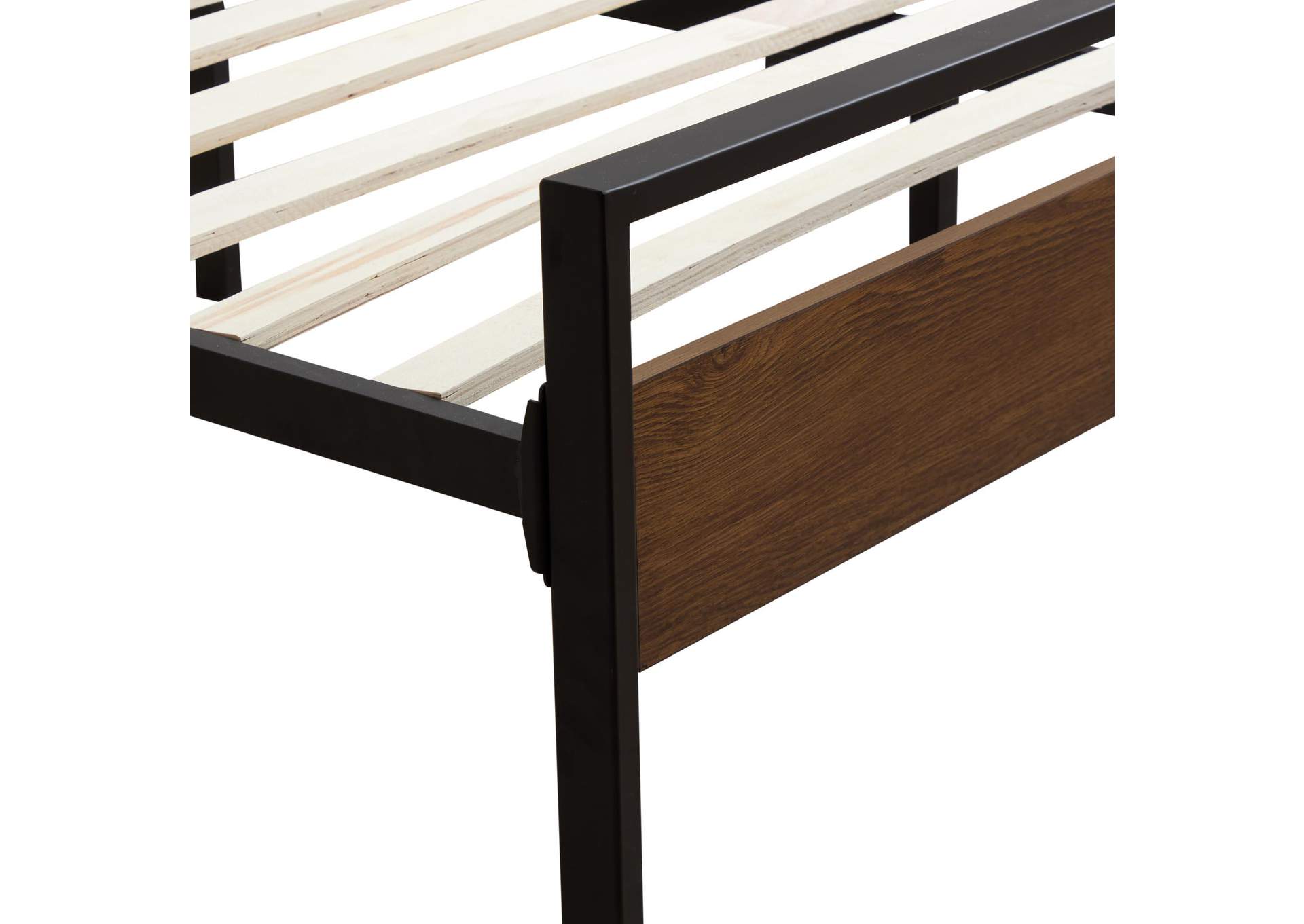Thompson Metal And Wood Platform Bed - Full,Malouf