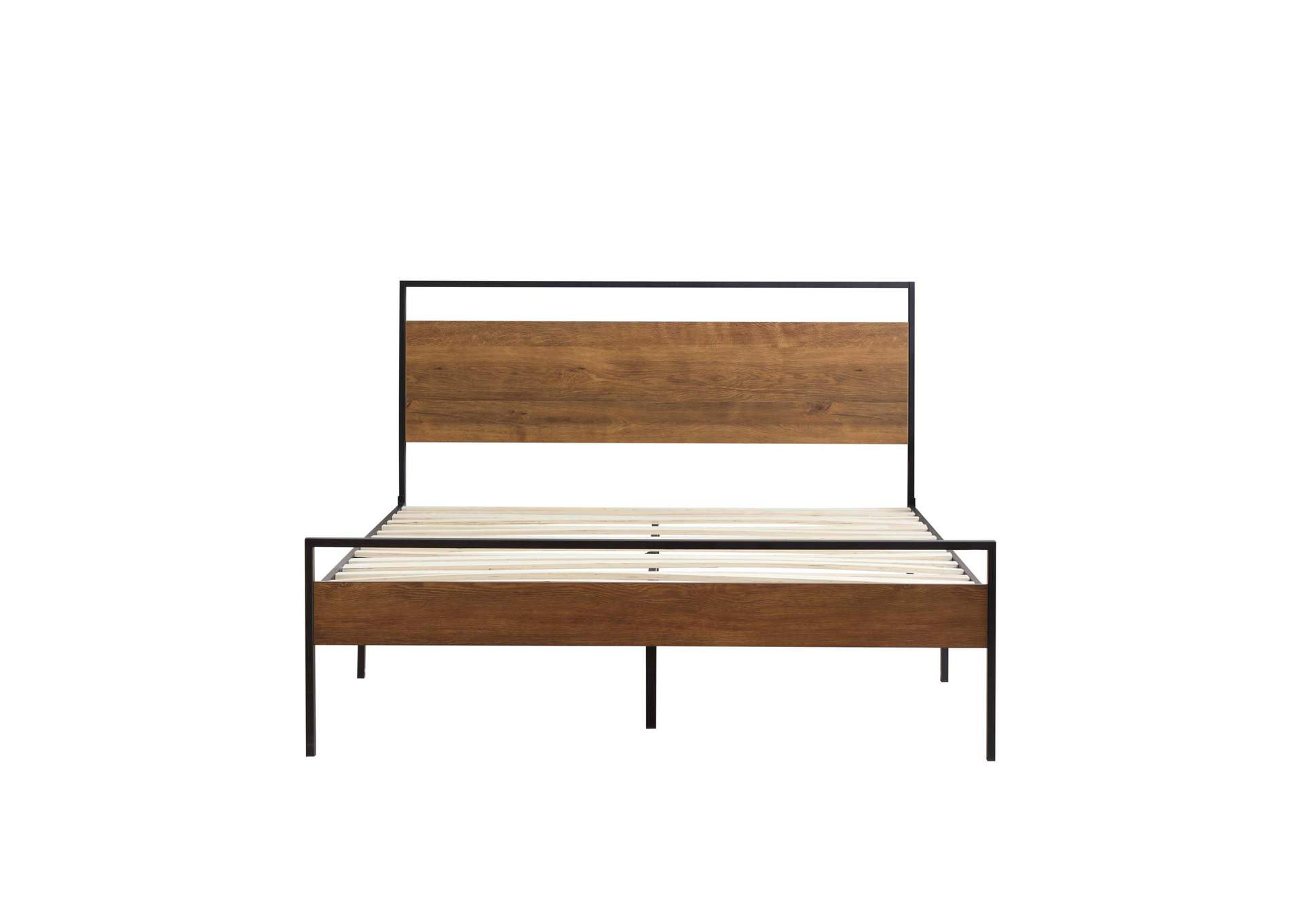 Thompson Metal And Wood Platform Bed - Full,Malouf