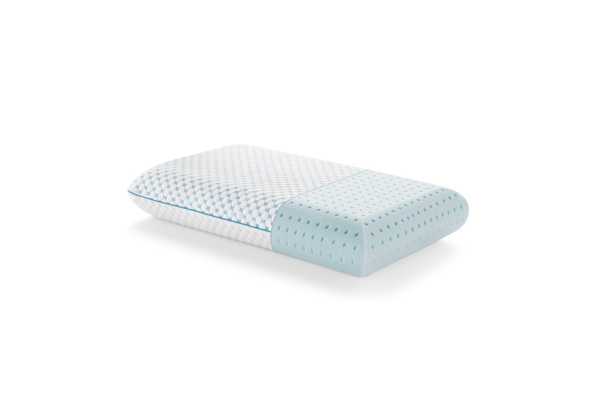 Gel Memory Foam Pillow + Reversible Cooling Cover - King,Malouf