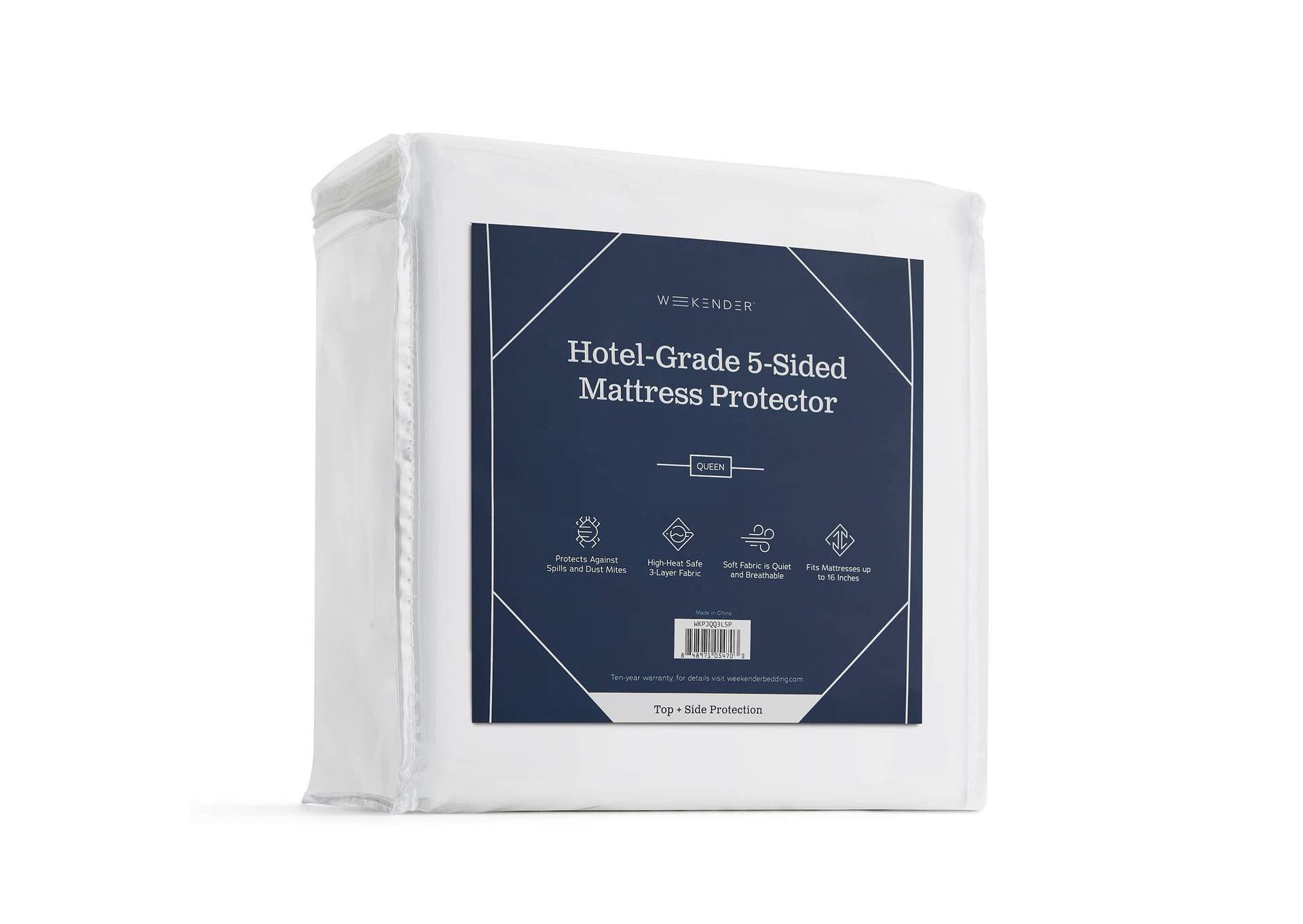 Hotel - Grade 5 - Sided Mattress Protector - Full,Malouf