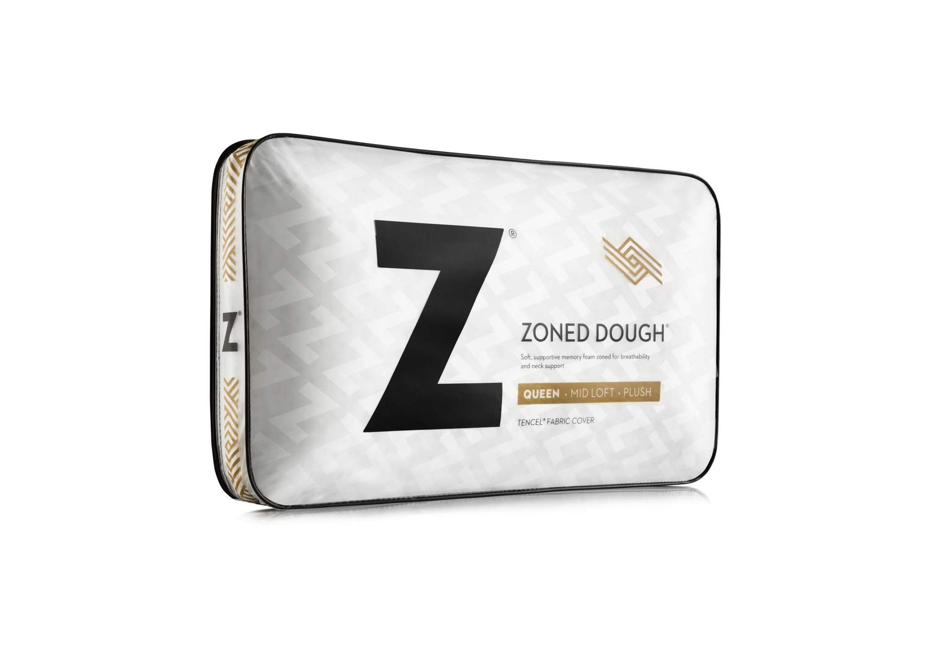 Malouf Zoned Dough Pillow - King High Loft Firm Size,Malouf