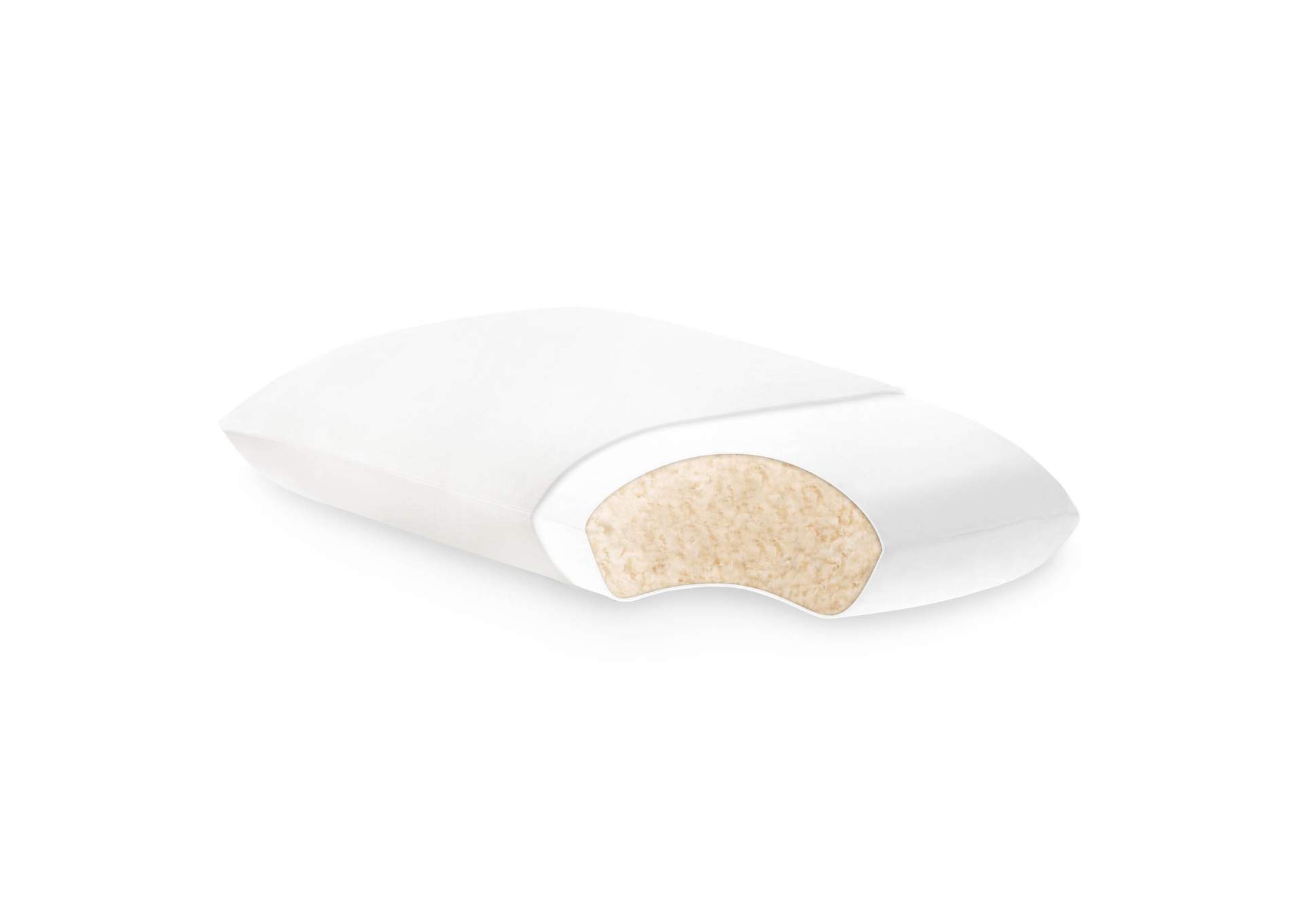 Malouf Shredded Latex Pillow - King Size,Malouf