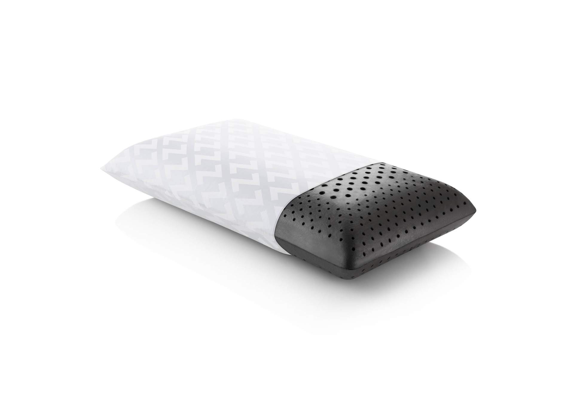 Malouf Zoned Dough + Bamboo Charcoal Pillow - King High Loft Size,Malouf