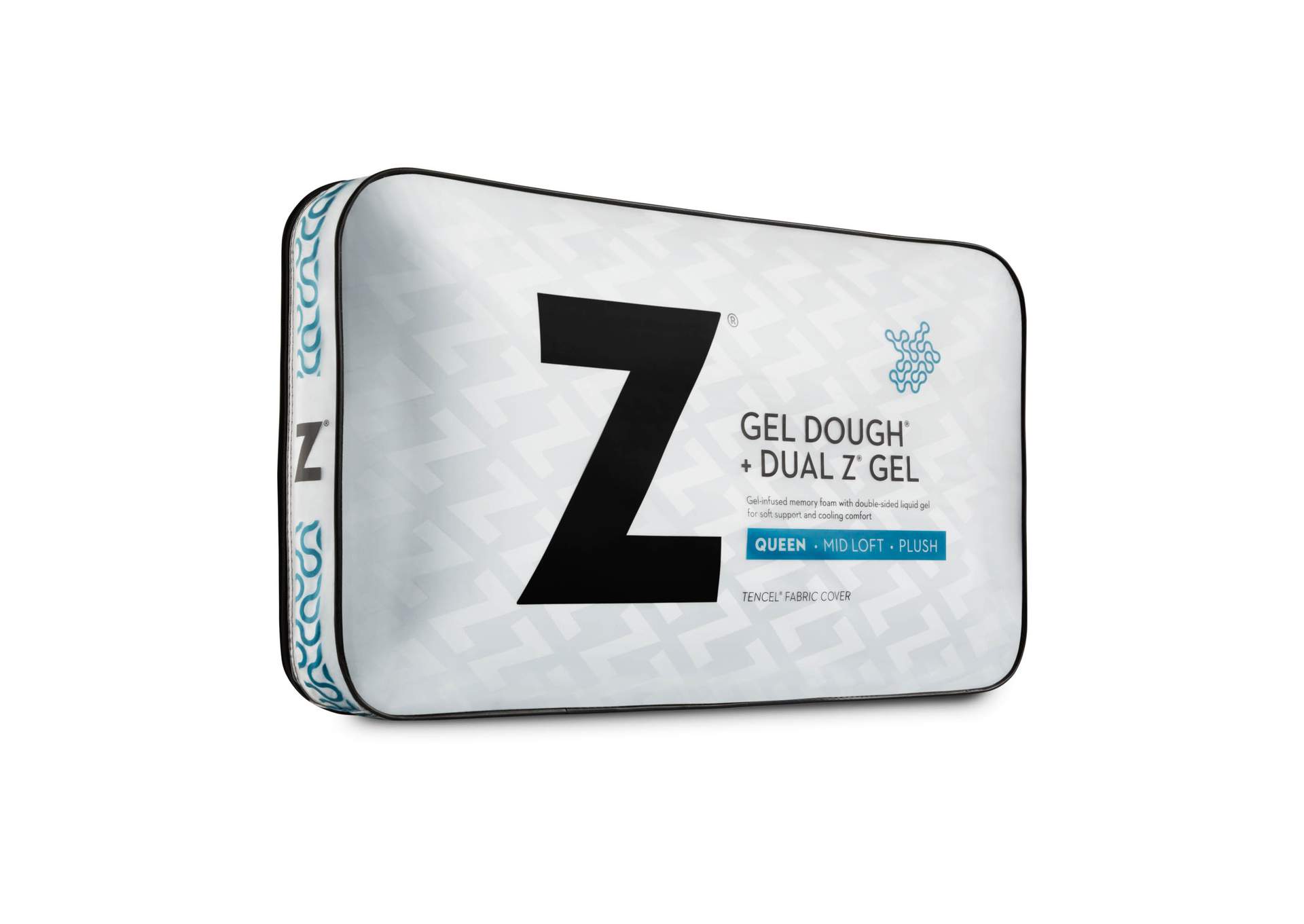 Malouf Gel Dough + Dual Z Gel Pillow - King High Loft Size,Malouf