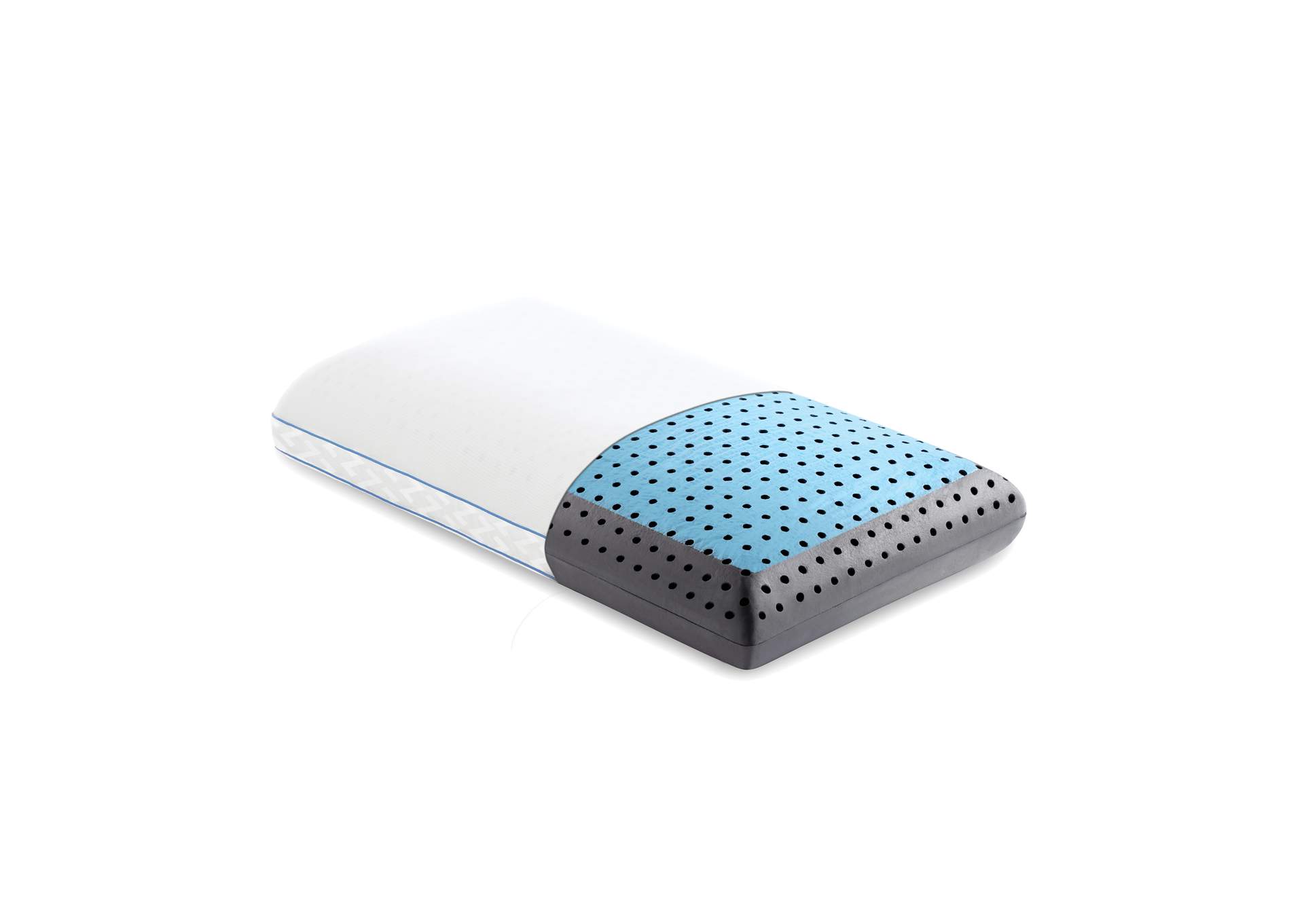 Travel Carbon Cool Lt Pillow - One Size,Malouf