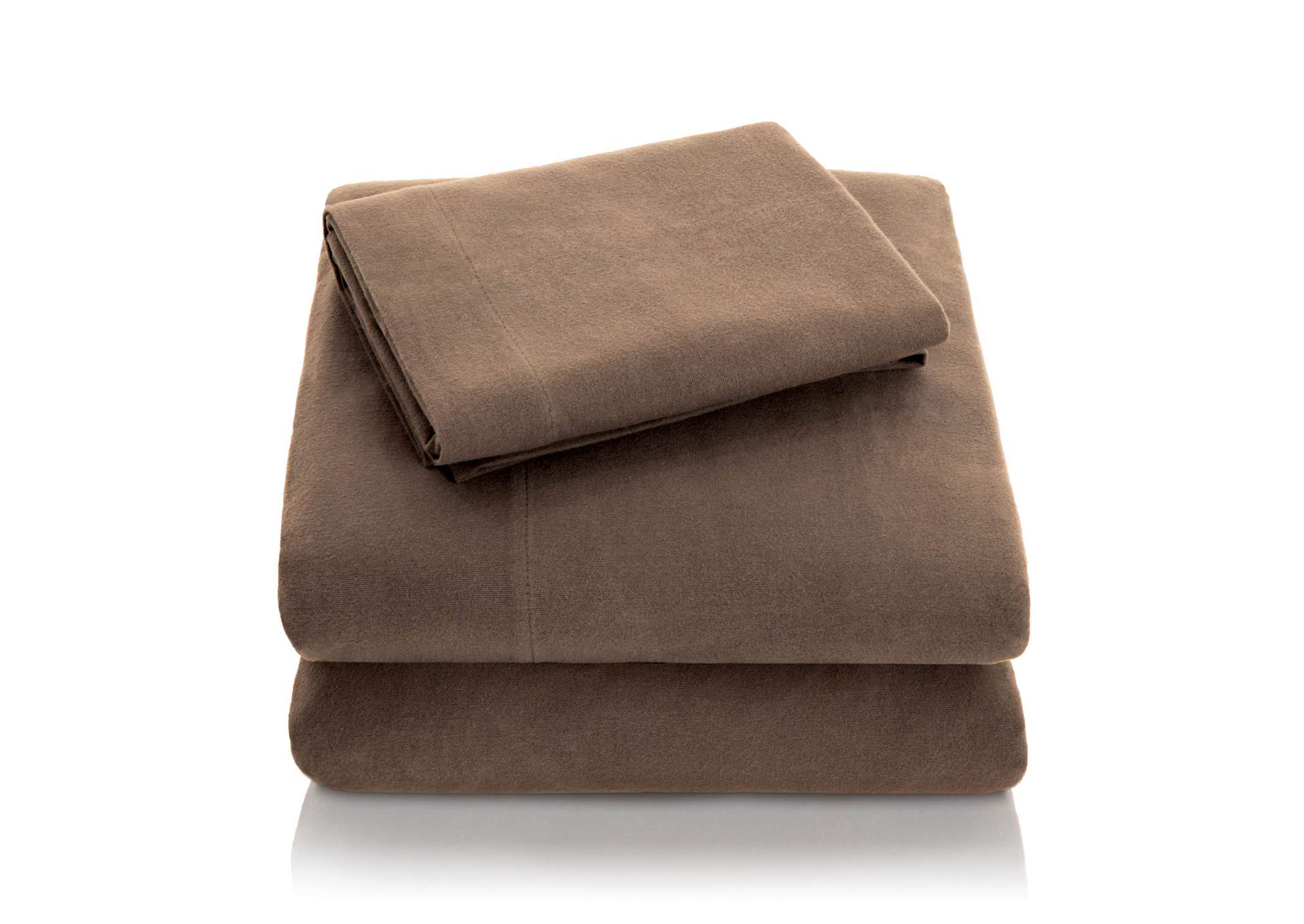 Malouf Coffee Portuguese Flannel Linens - California King Size,Malouf