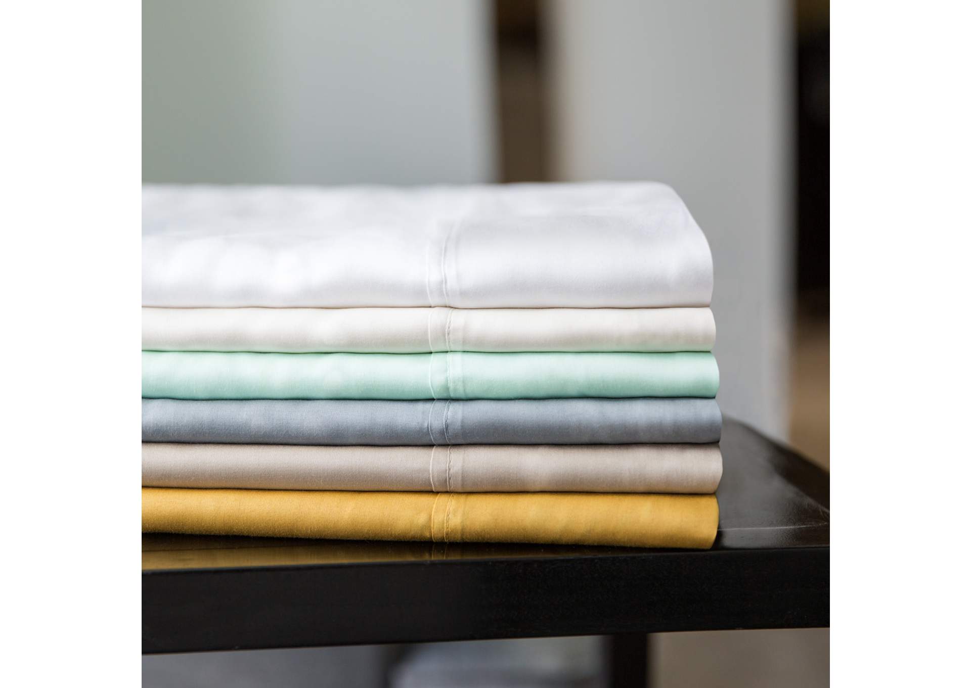 Malouf Ecru "Tencel" Linens - Split Queen Size,Malouf