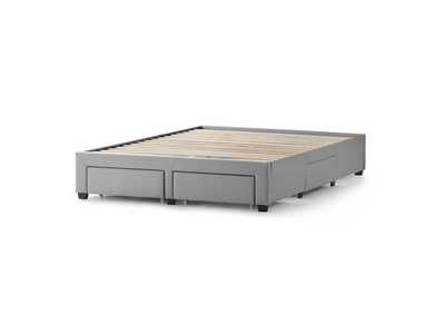 Image for Malouf Charcoal Watson Upholstered Platform Full Bed