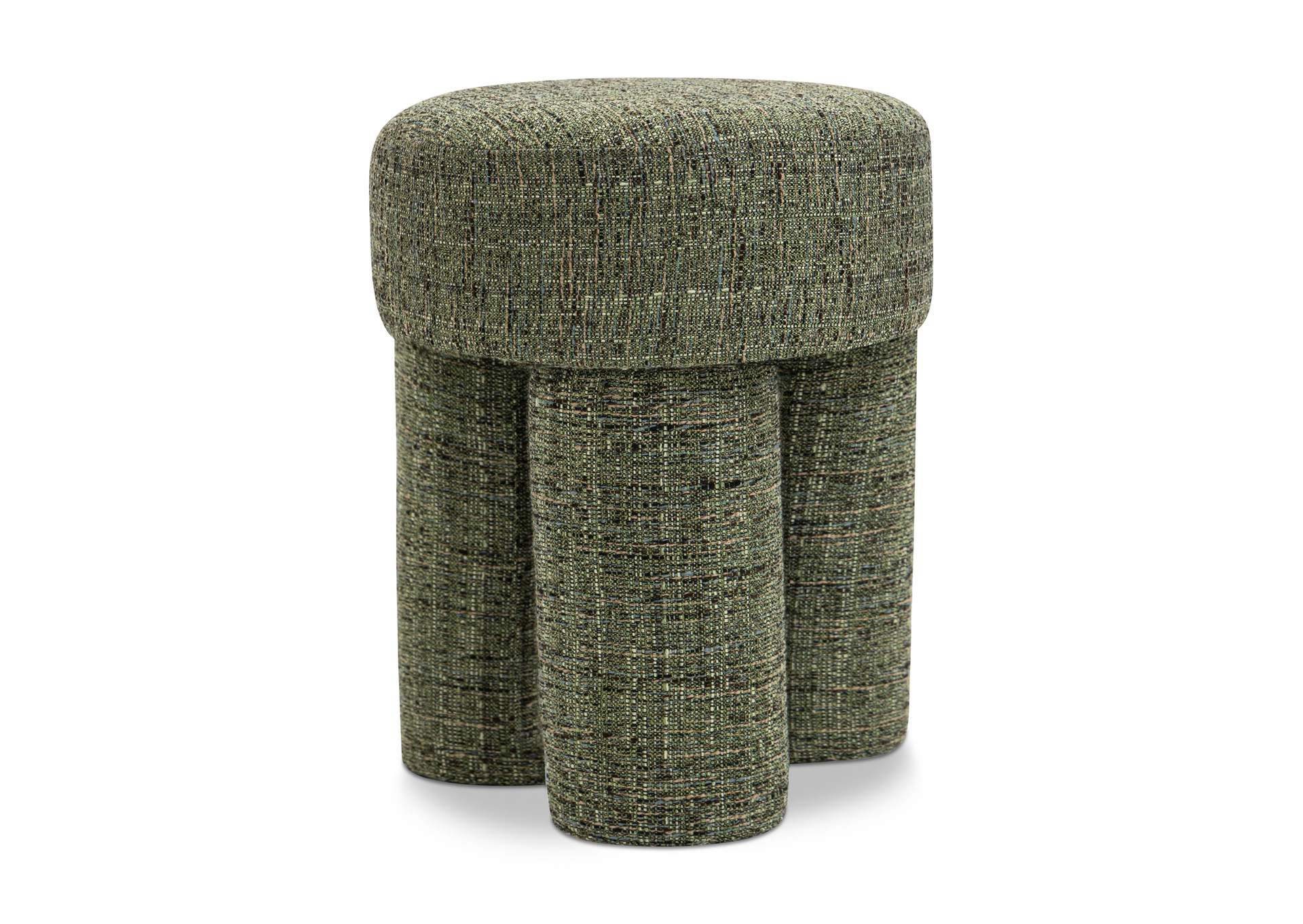 Larson Green Polyester Fabric Ottoman - Stool,Meridian Furniture