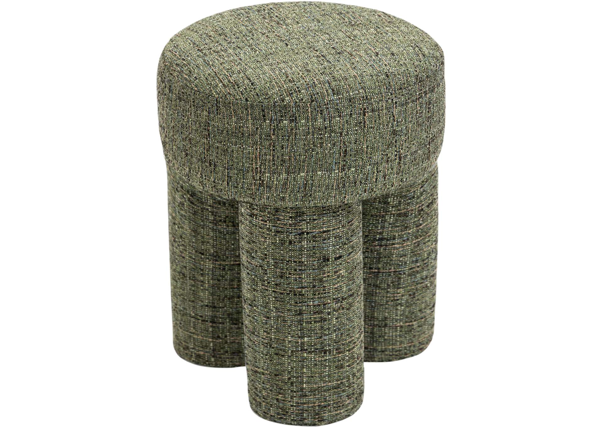 Larson Green Polyester Fabric Ottoman - Stool,Meridian Furniture