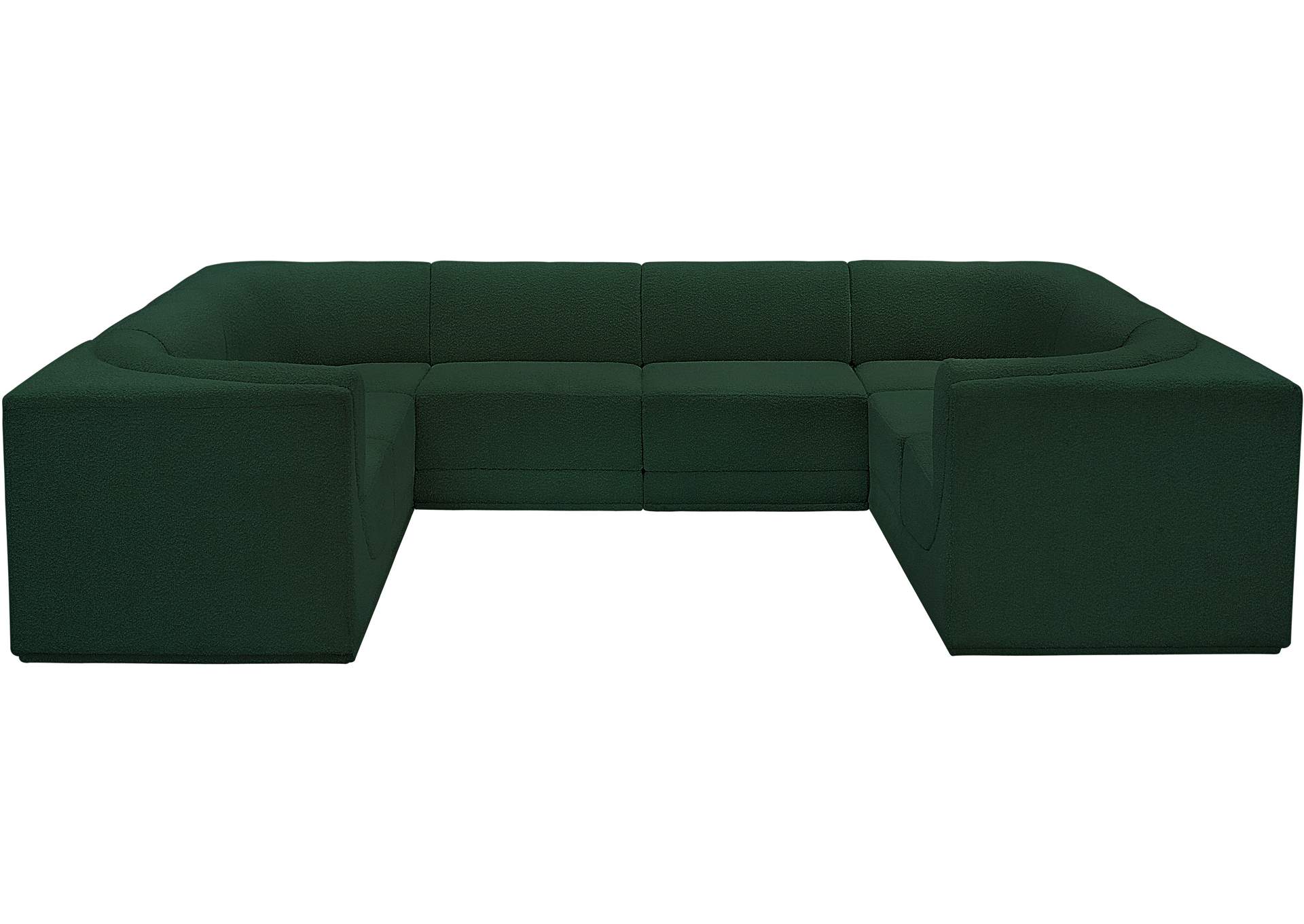 Ollie Green Boucle Fabric Modular Sectional,Meridian Furniture