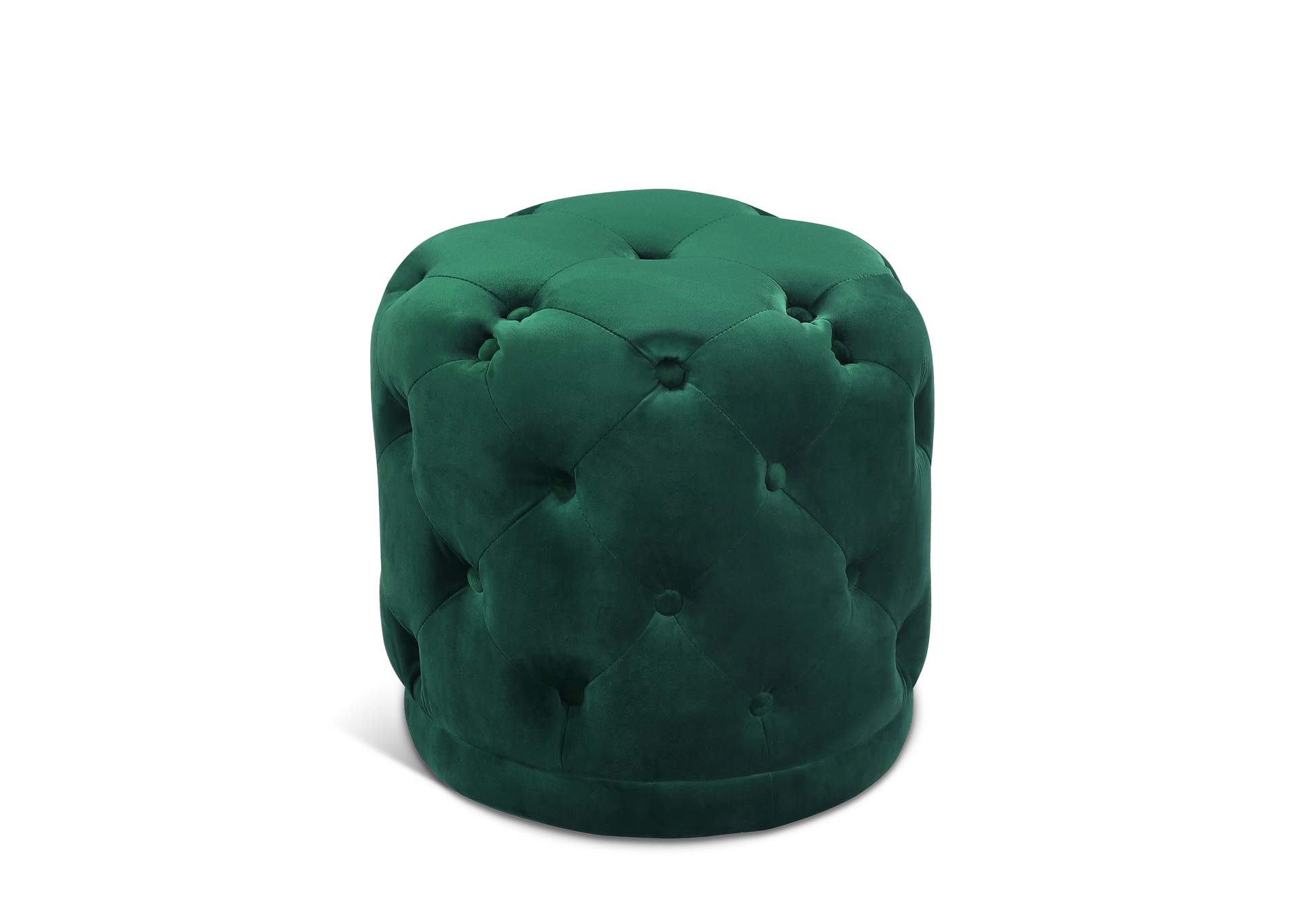 Harper Green Velvet Ottoman - Stool,Meridian Furniture