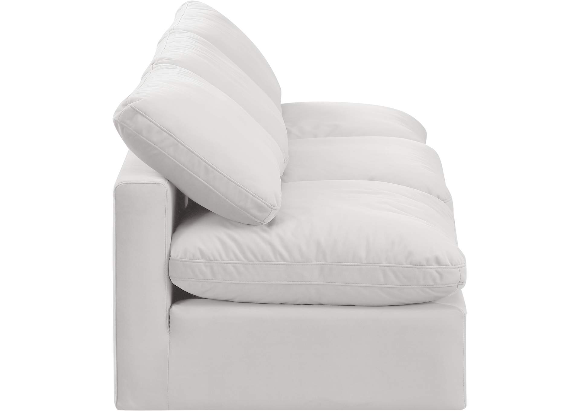 Indulge Cream Velvet Modular Sofa,Meridian Furniture