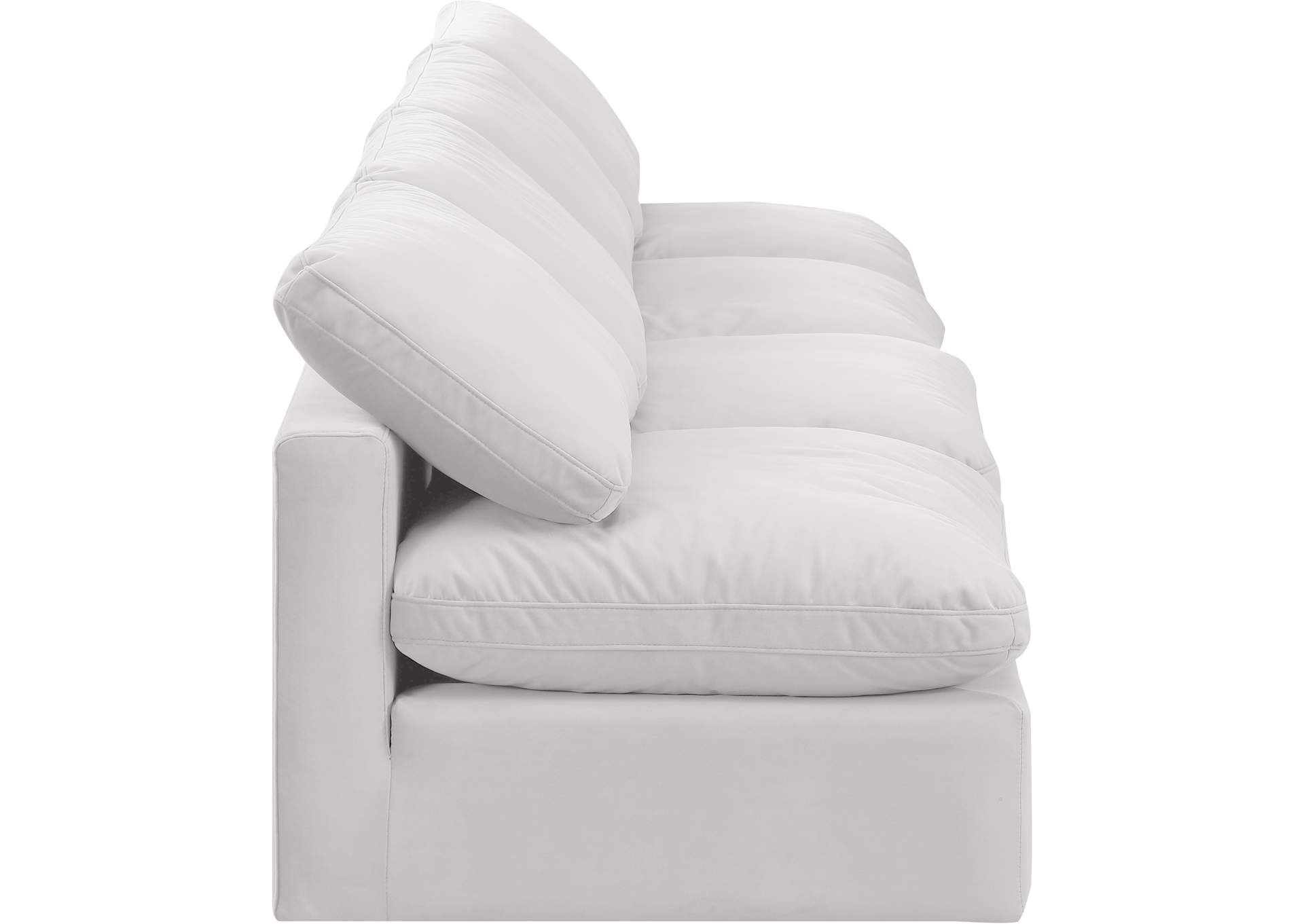 Indulge Cream Velvet Modular Sofa,Meridian Furniture