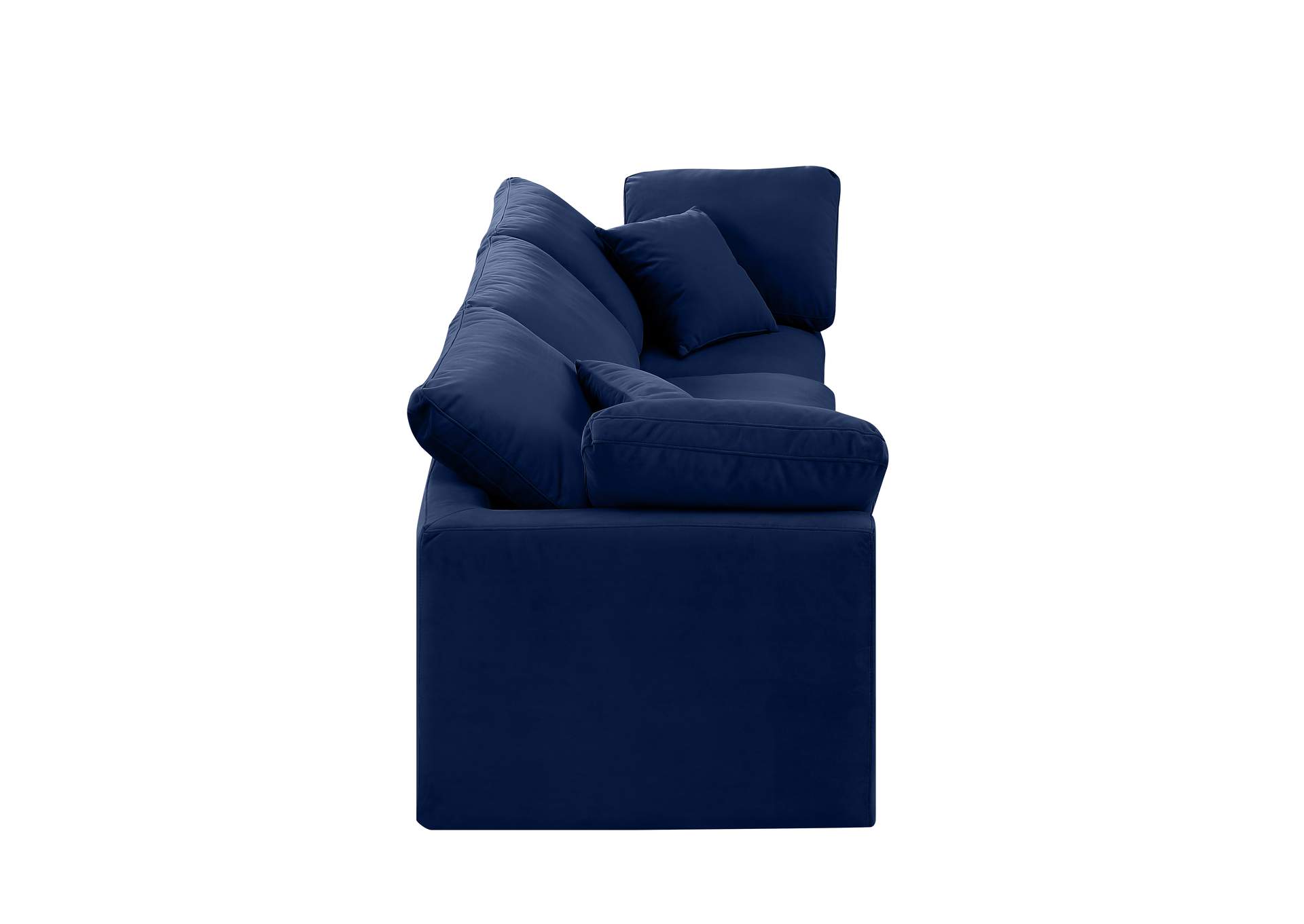 Indulge Navy Velvet Modular Sofa,Meridian Furniture