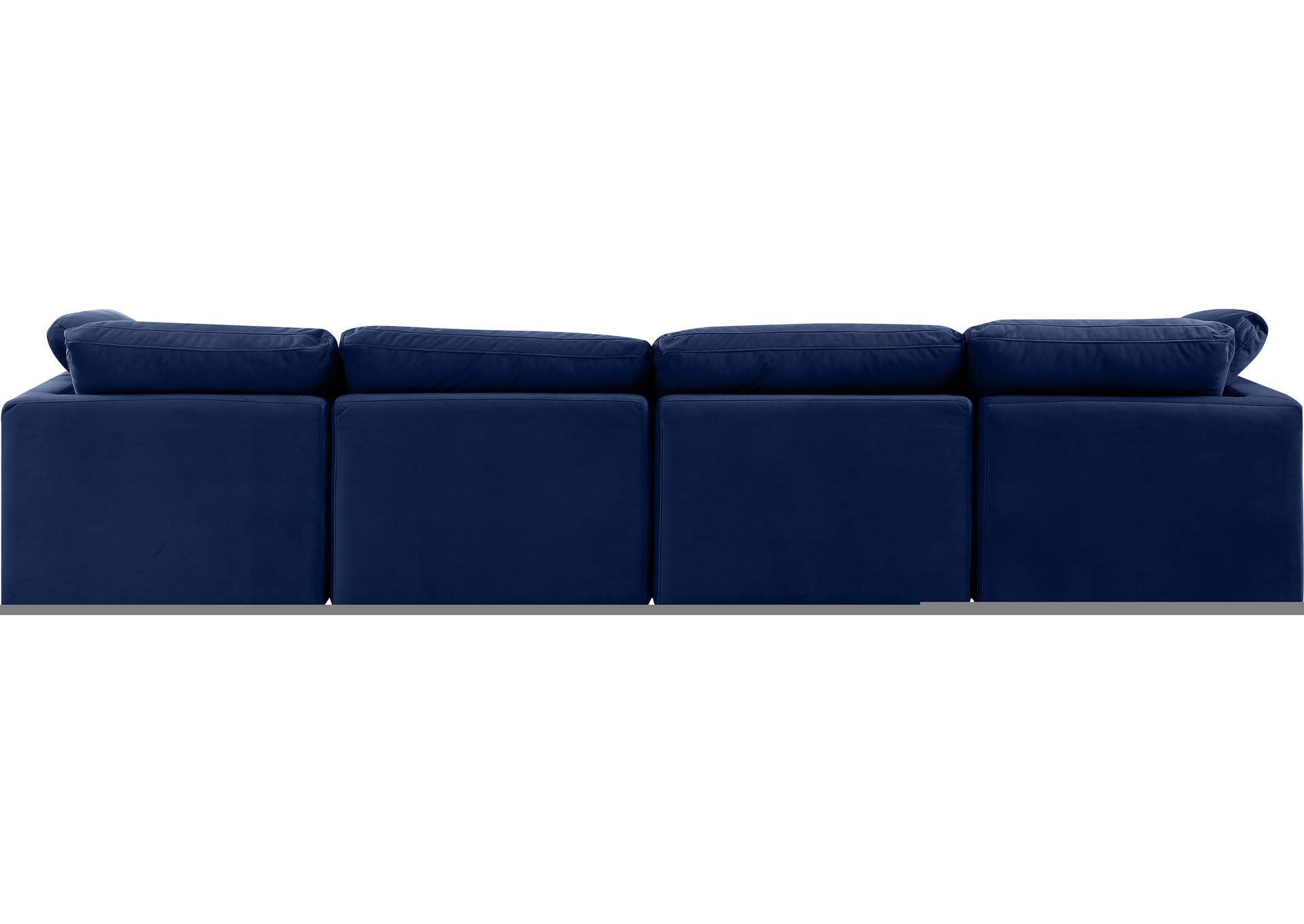 Indulge Navy Velvet Modular Sofa,Meridian Furniture