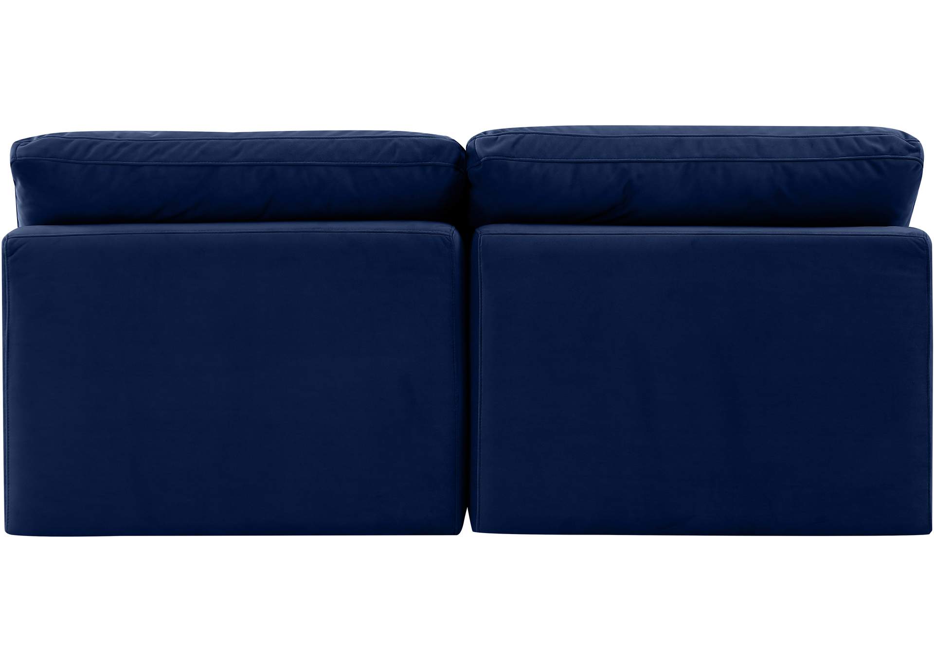 Indulge Navy Velvet Modular Sofa,Meridian Furniture
