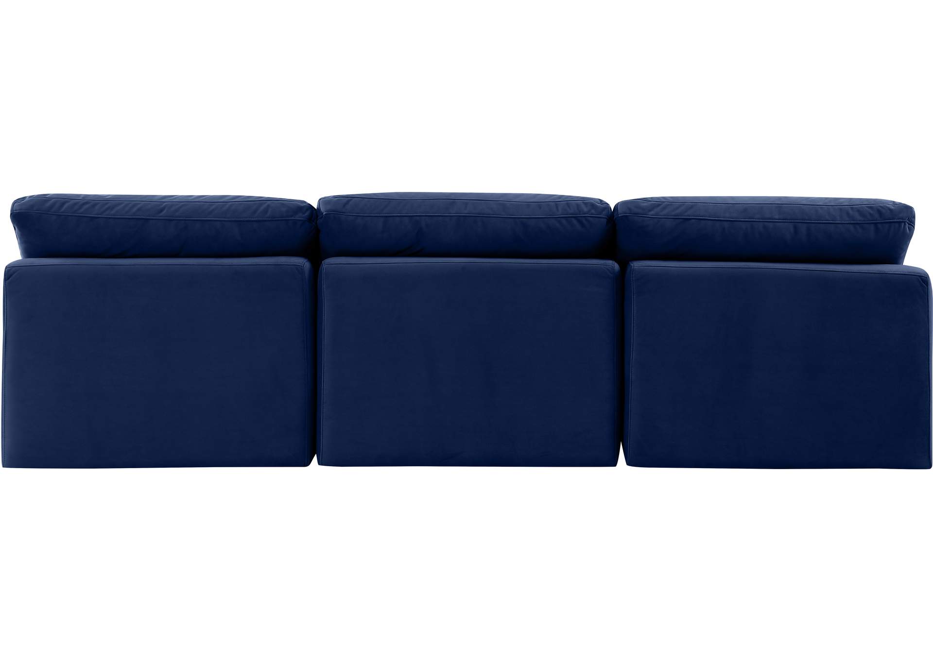 Indulge Navy Velvet Modular Sofa,Meridian Furniture
