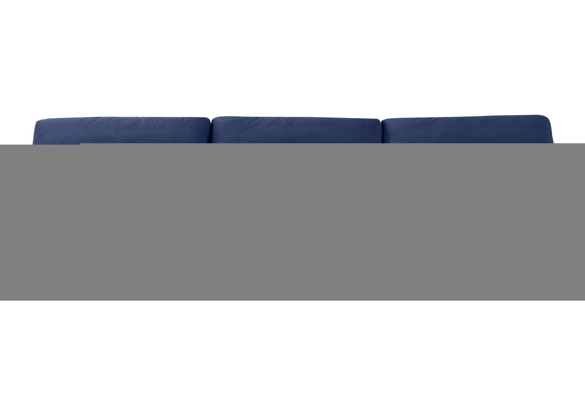 Indulge Navy Velvet Modular Sofa,Meridian Furniture