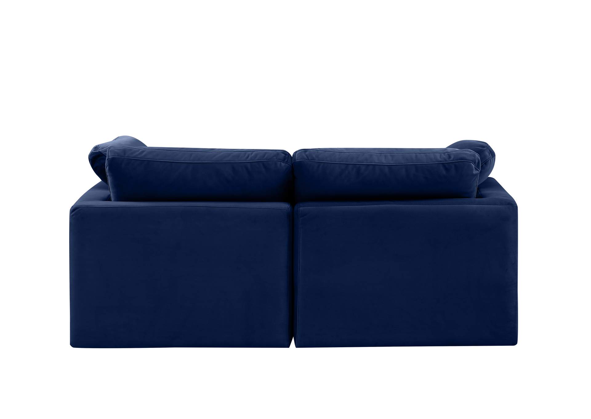 Indulge Navy Velvet Modular Sofa,Meridian Furniture