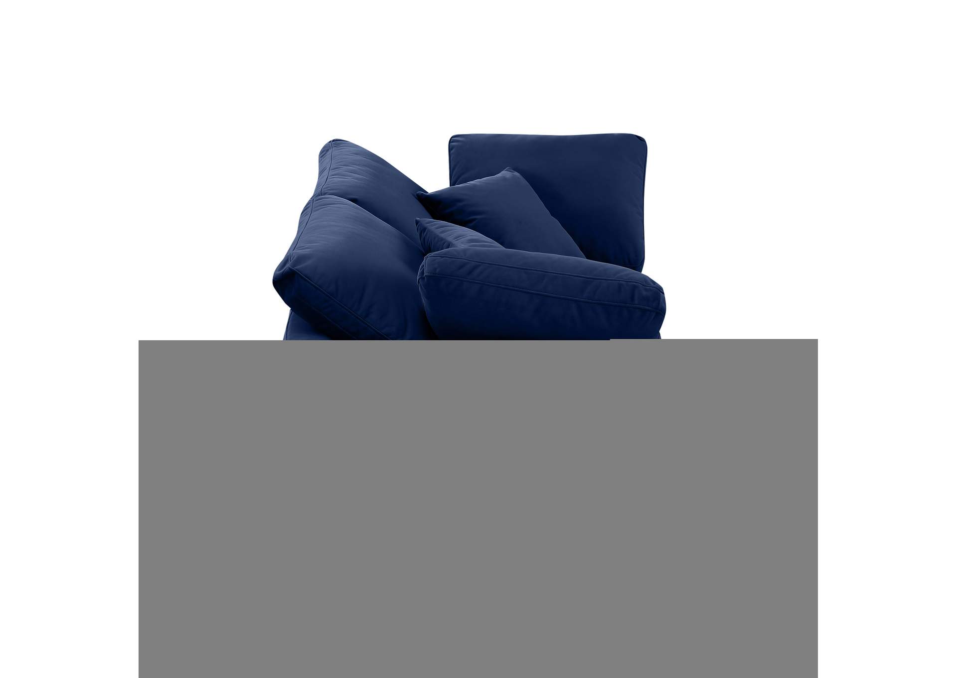 Indulge Navy Velvet Modular Sofa,Meridian Furniture