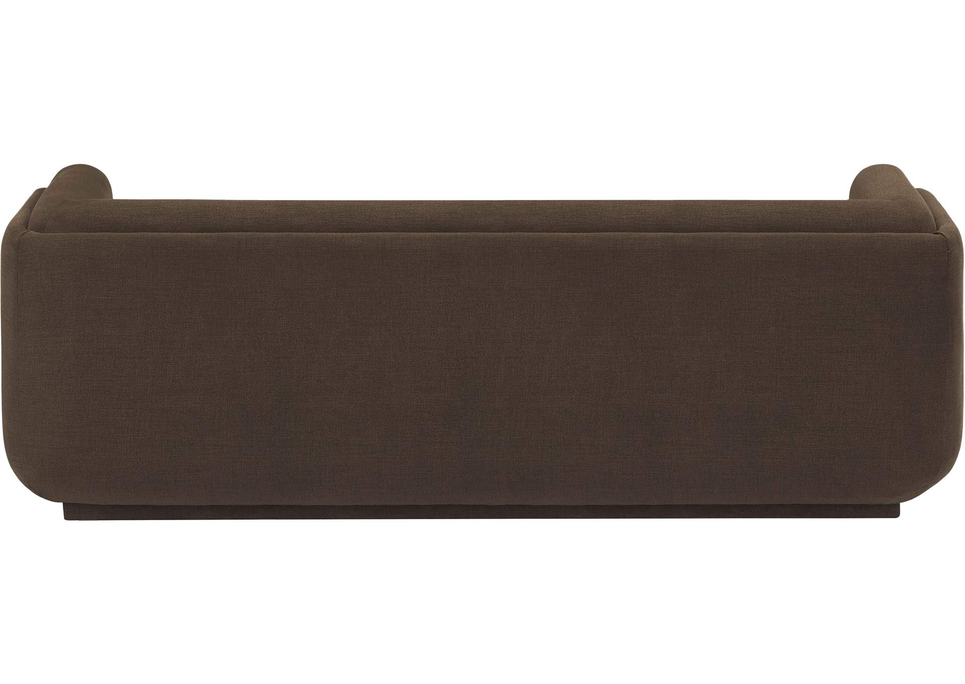 Kimora Brown Linen Textured Fabric Sofa,Meridian Furniture