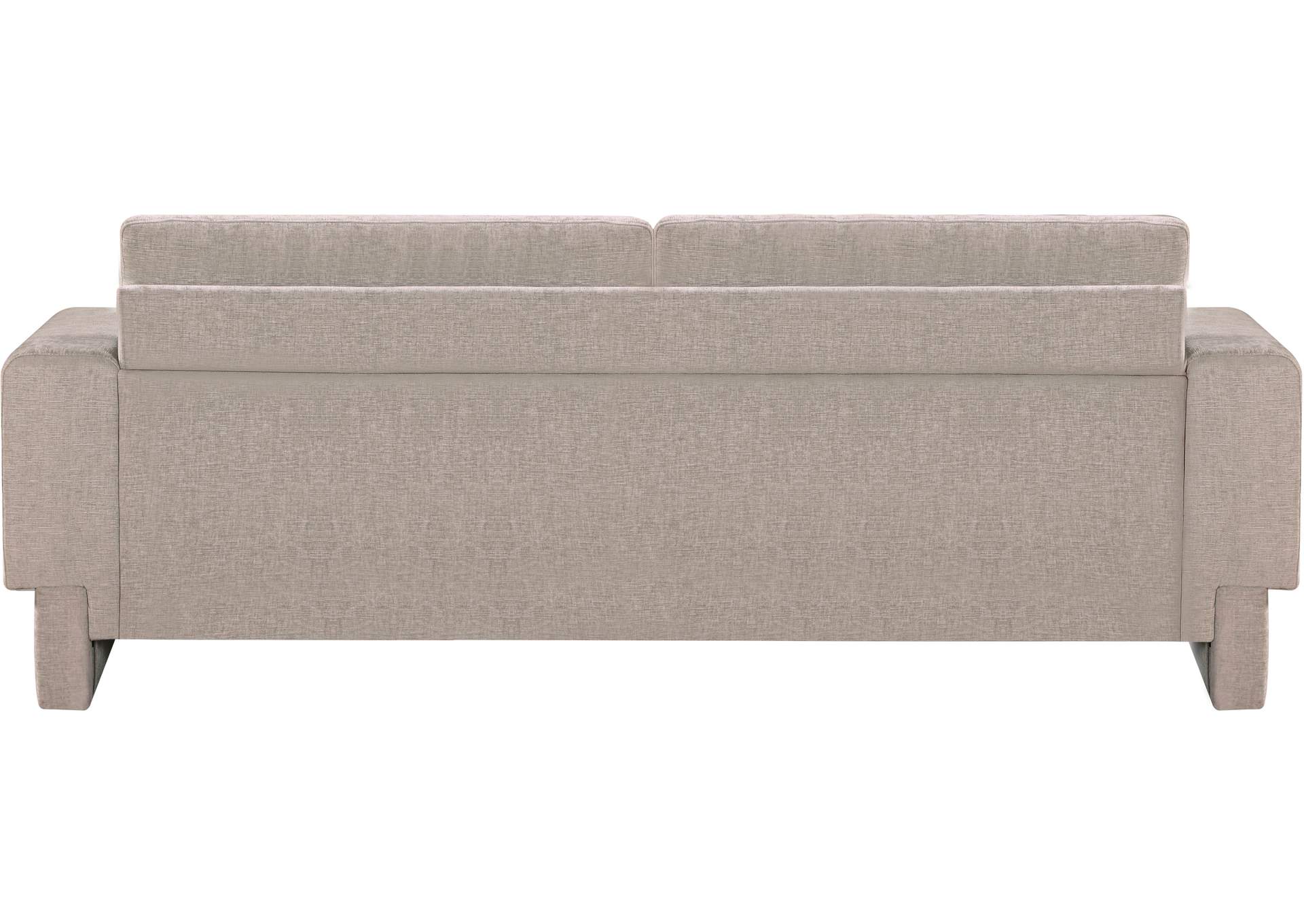 Madeline Beige Chenille Fabric Sofa,Meridian Furniture