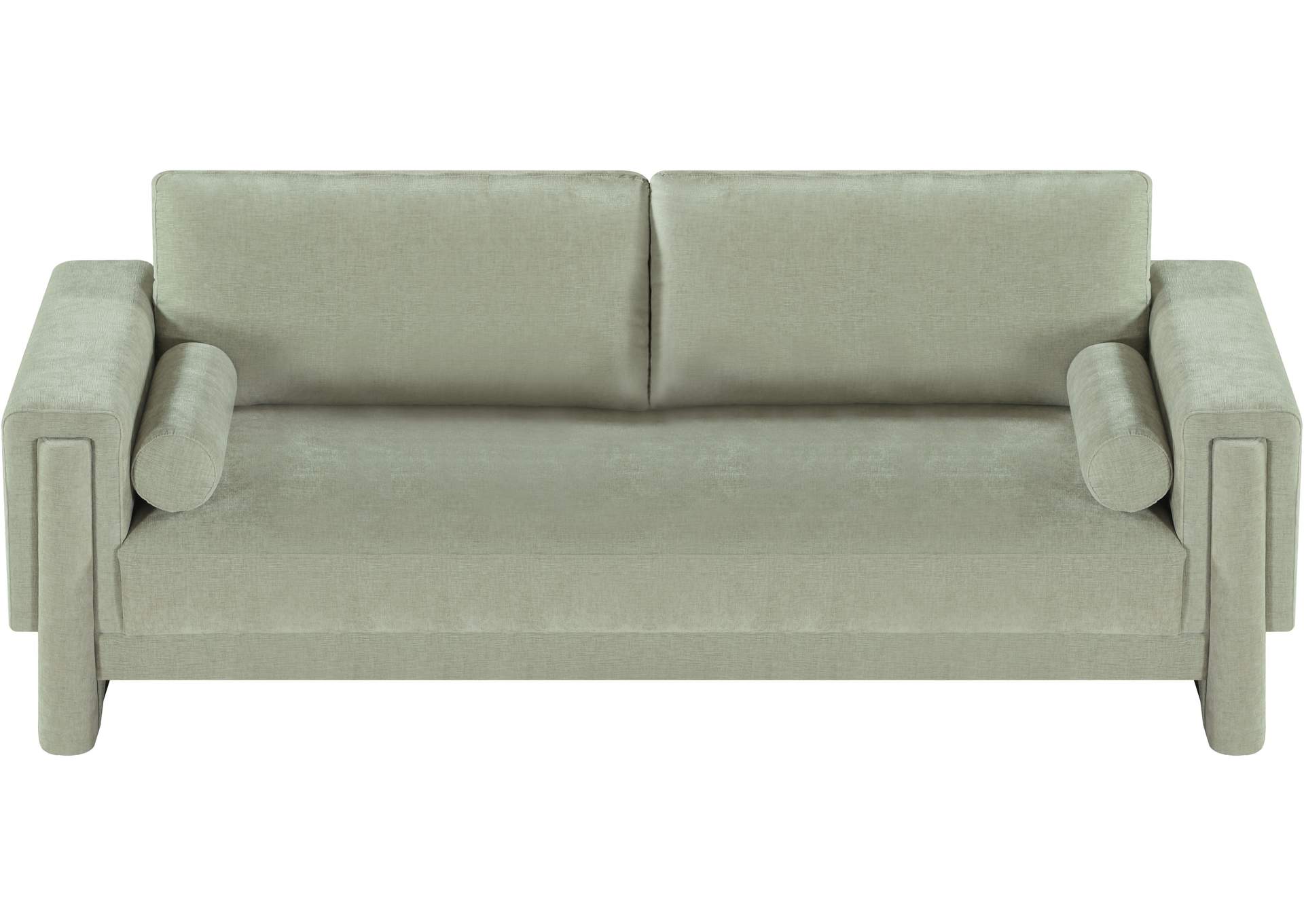 Madeline Mint Chenille Fabric Sofa,Meridian Furniture