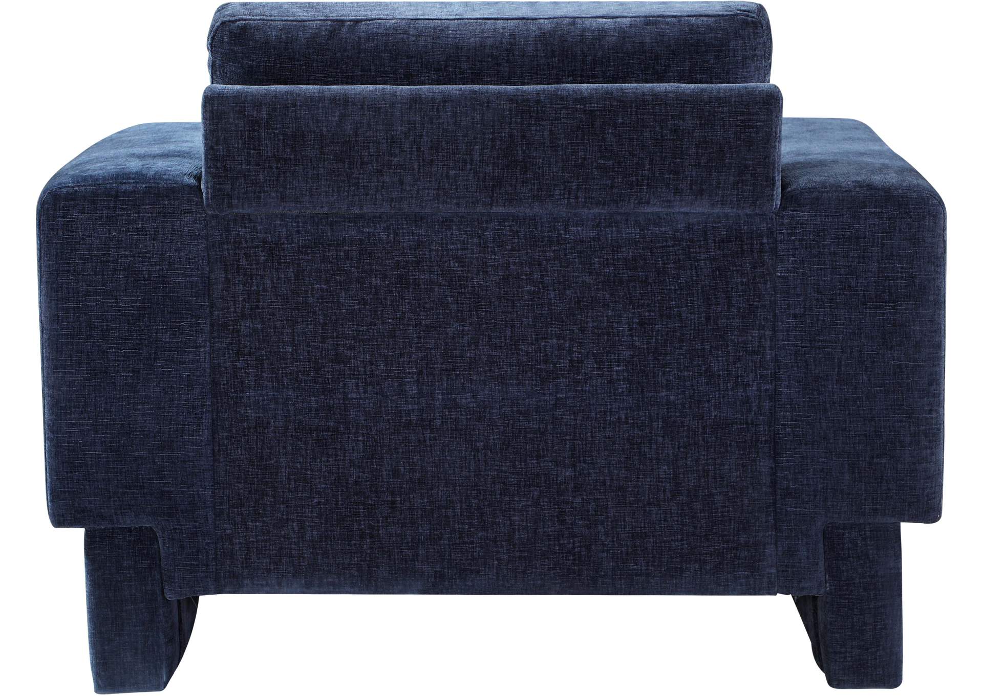 Madeline Navy Chenille Fabric Chair,Meridian Furniture