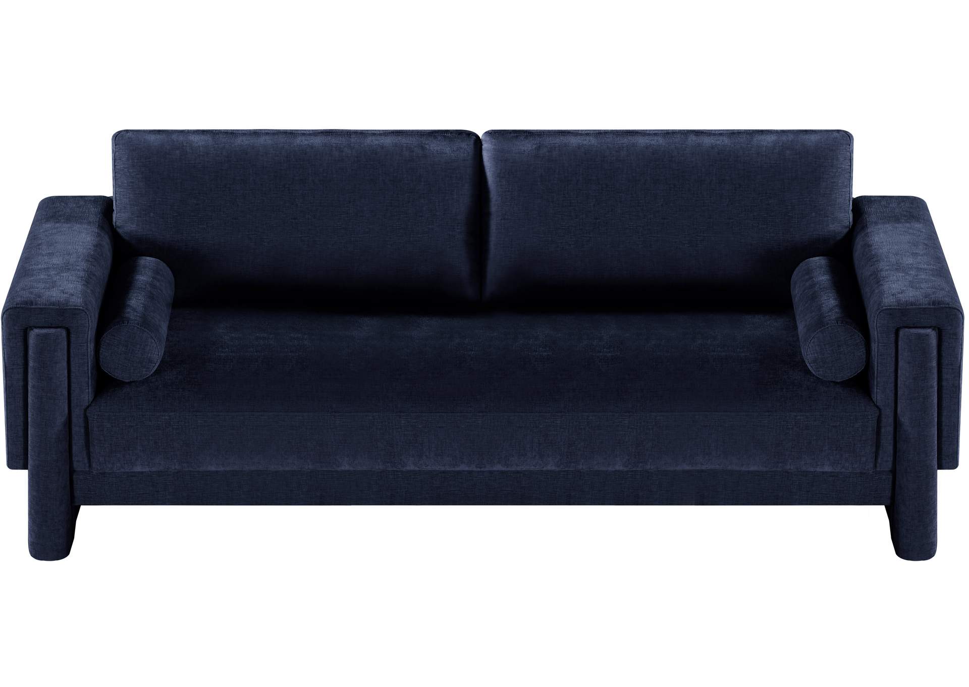 Madeline Navy Chenille Fabric Sofa,Meridian Furniture
