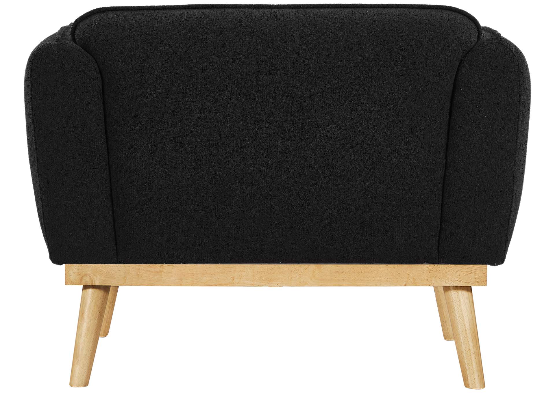 Nolita Black Boucle Fabric Chair,Meridian Furniture