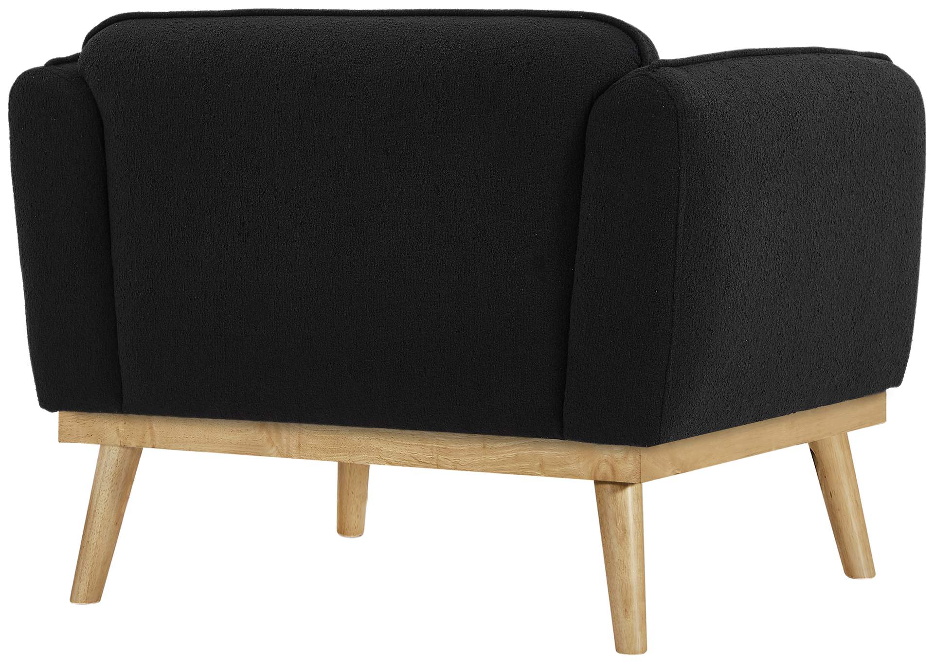 Nolita Black Boucle Fabric Chair,Meridian Furniture