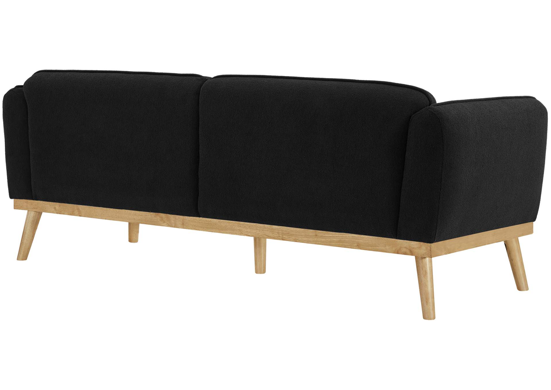 Nolita Black Boucle Fabric Sofa,Meridian Furniture