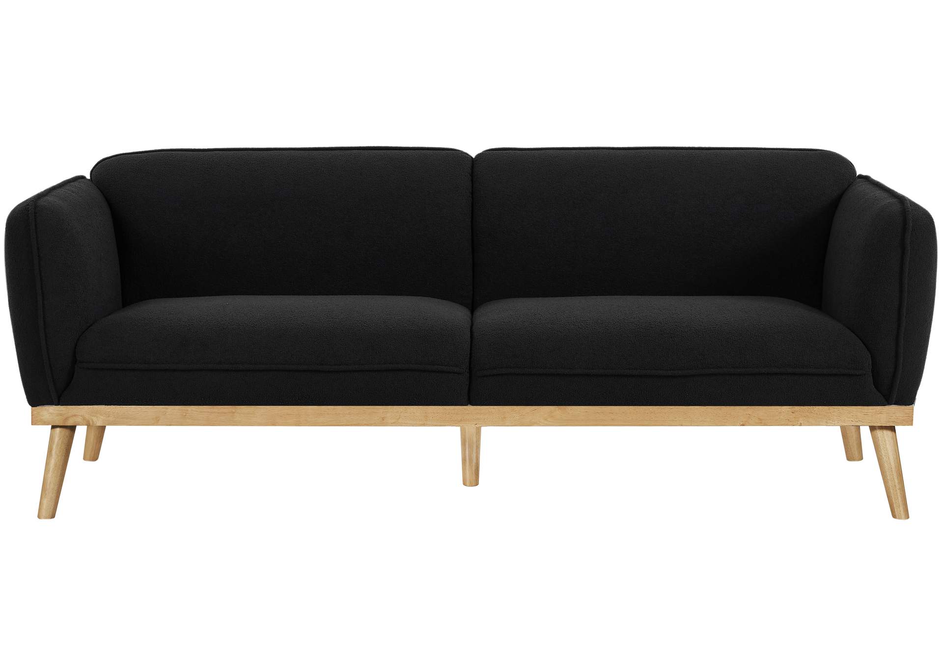 Nolita Black Boucle Fabric Sofa,Meridian Furniture