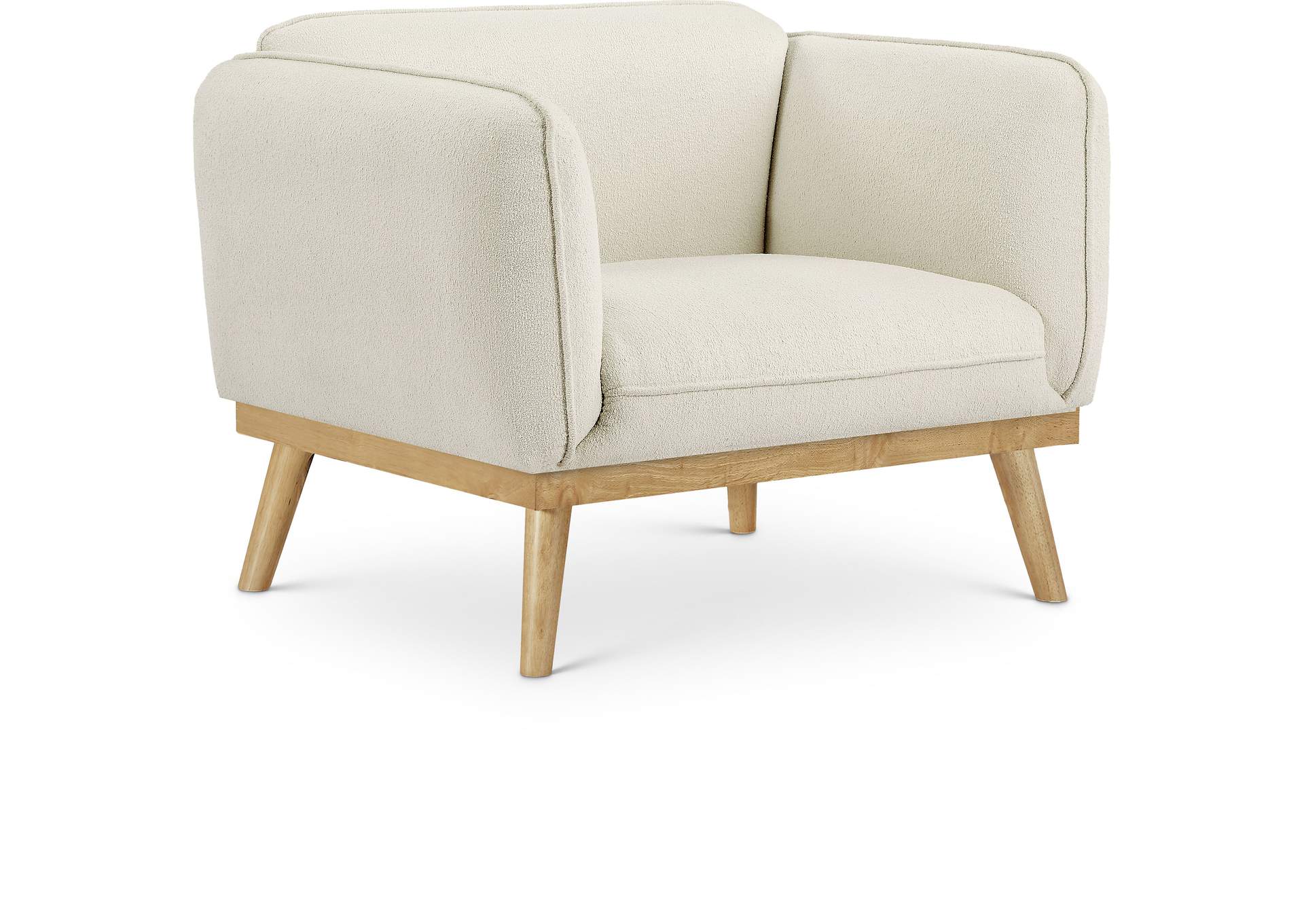 Nolita Cream Boucle Fabric Chair,Meridian Furniture