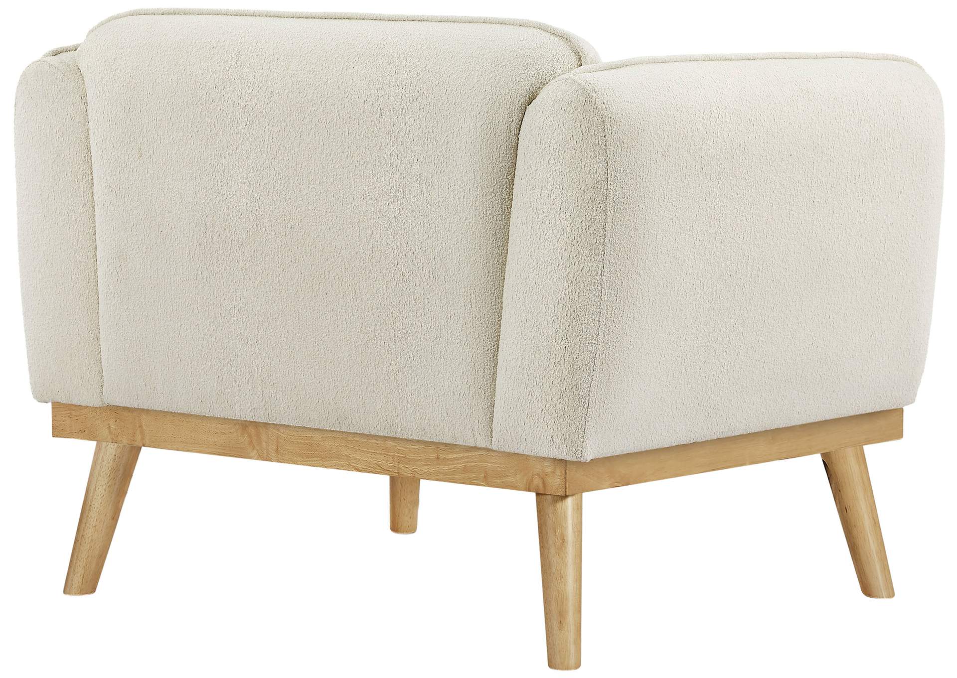 Nolita Cream Boucle Fabric Chair,Meridian Furniture