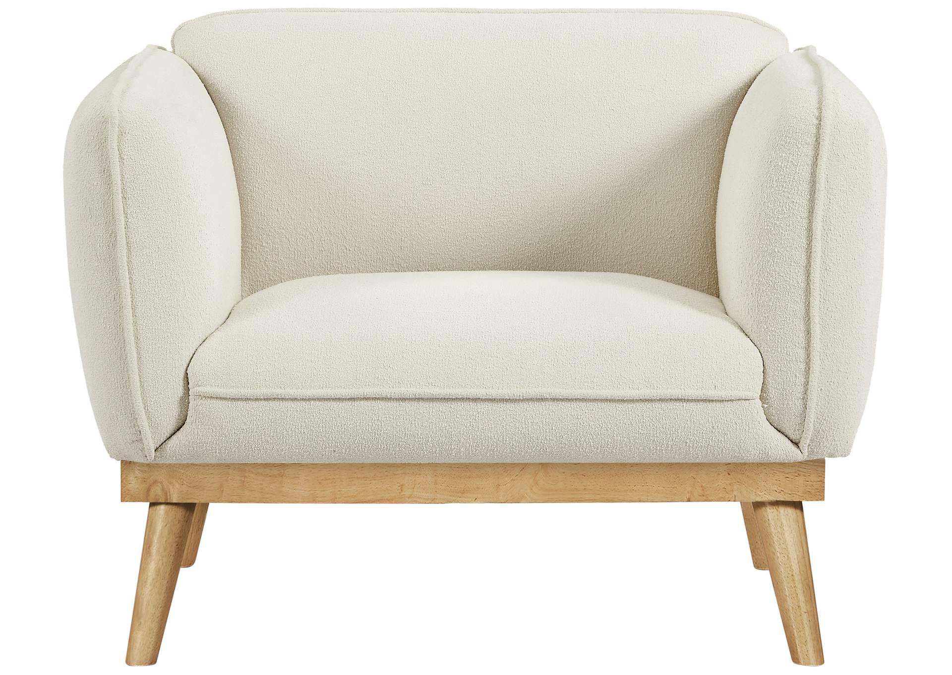 Nolita Cream Boucle Fabric Chair,Meridian Furniture