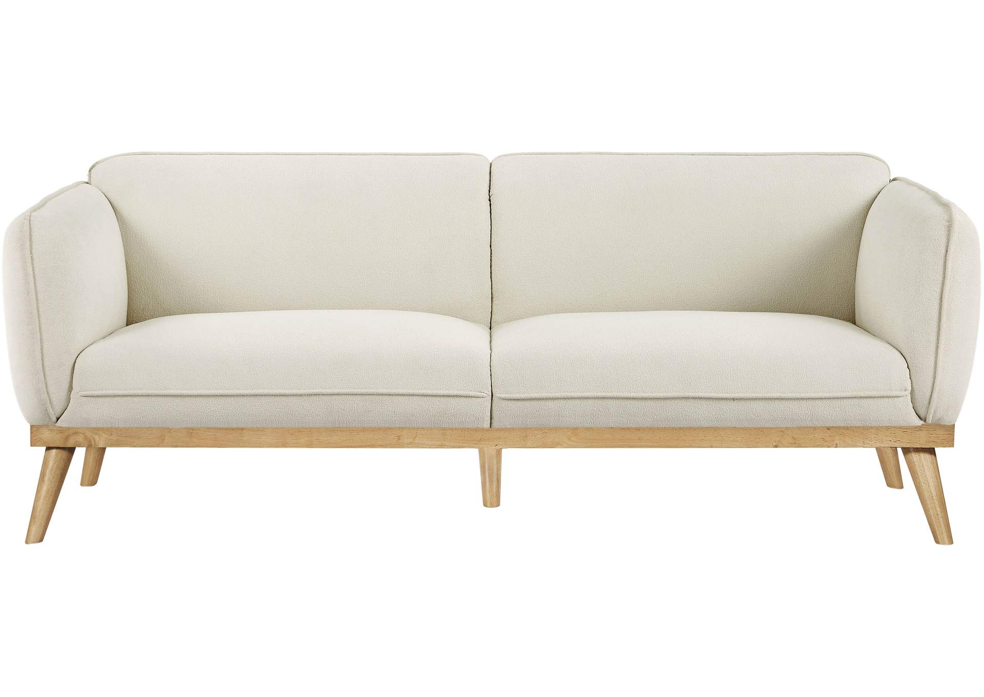 Nolita Cream Boucle Fabric Sofa,Meridian Furniture