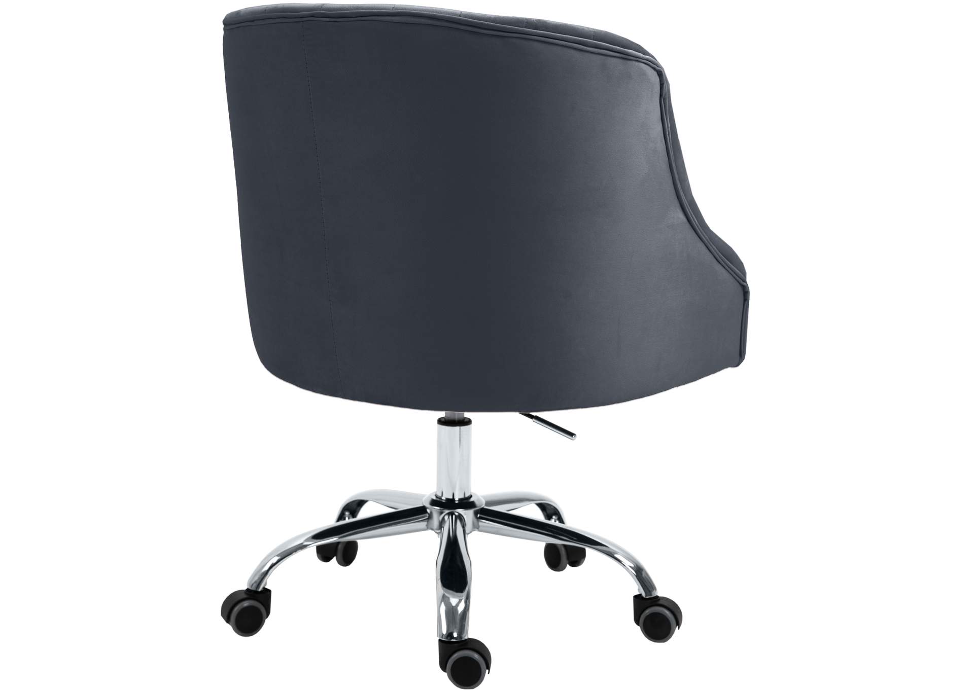 Arden Grey Velvet Office Chair,Meridian Furniture